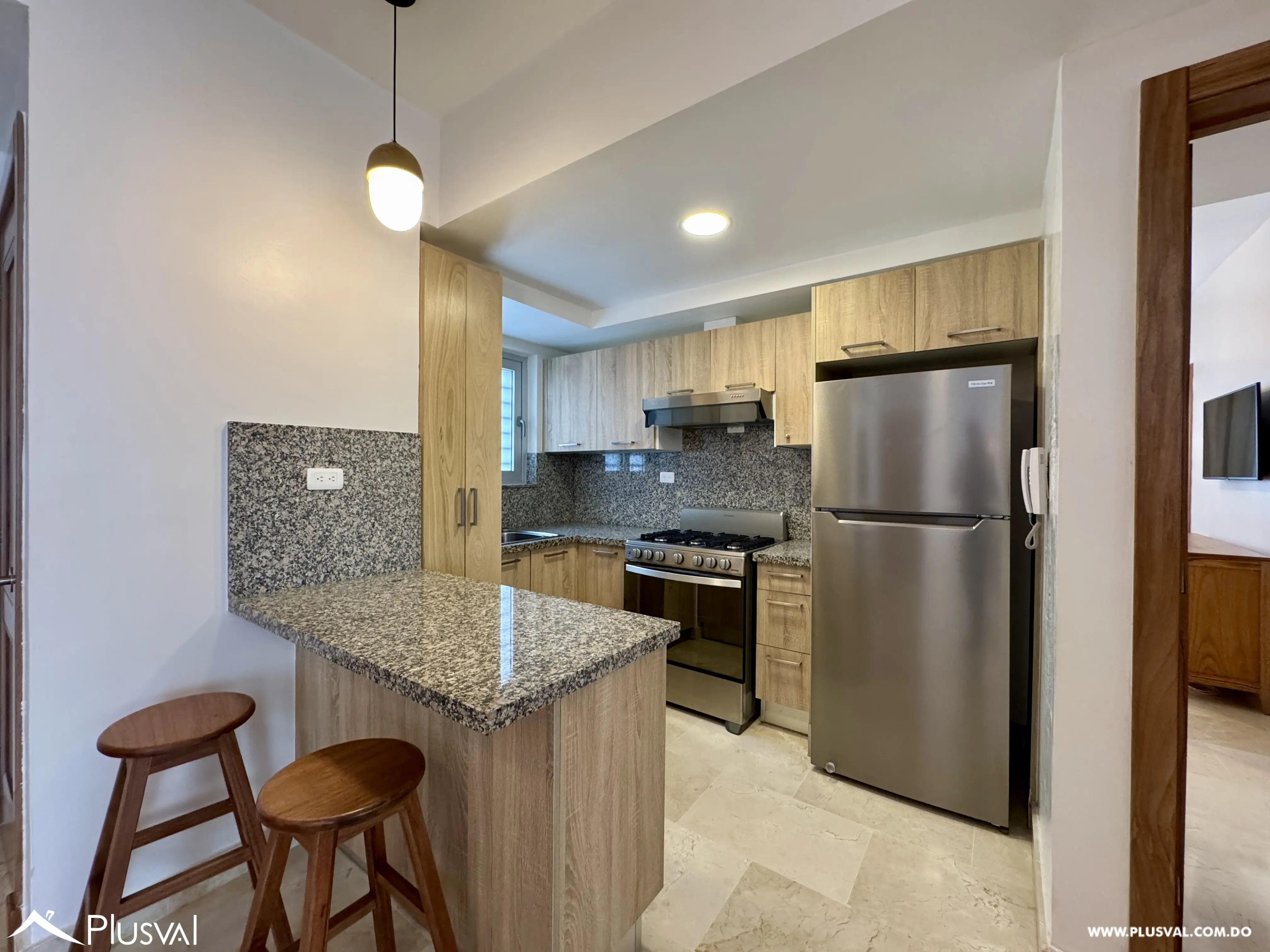 Apartamento de lujo amueblado en alquiler en Naco – 1 habitación y 2 parqueos 523664