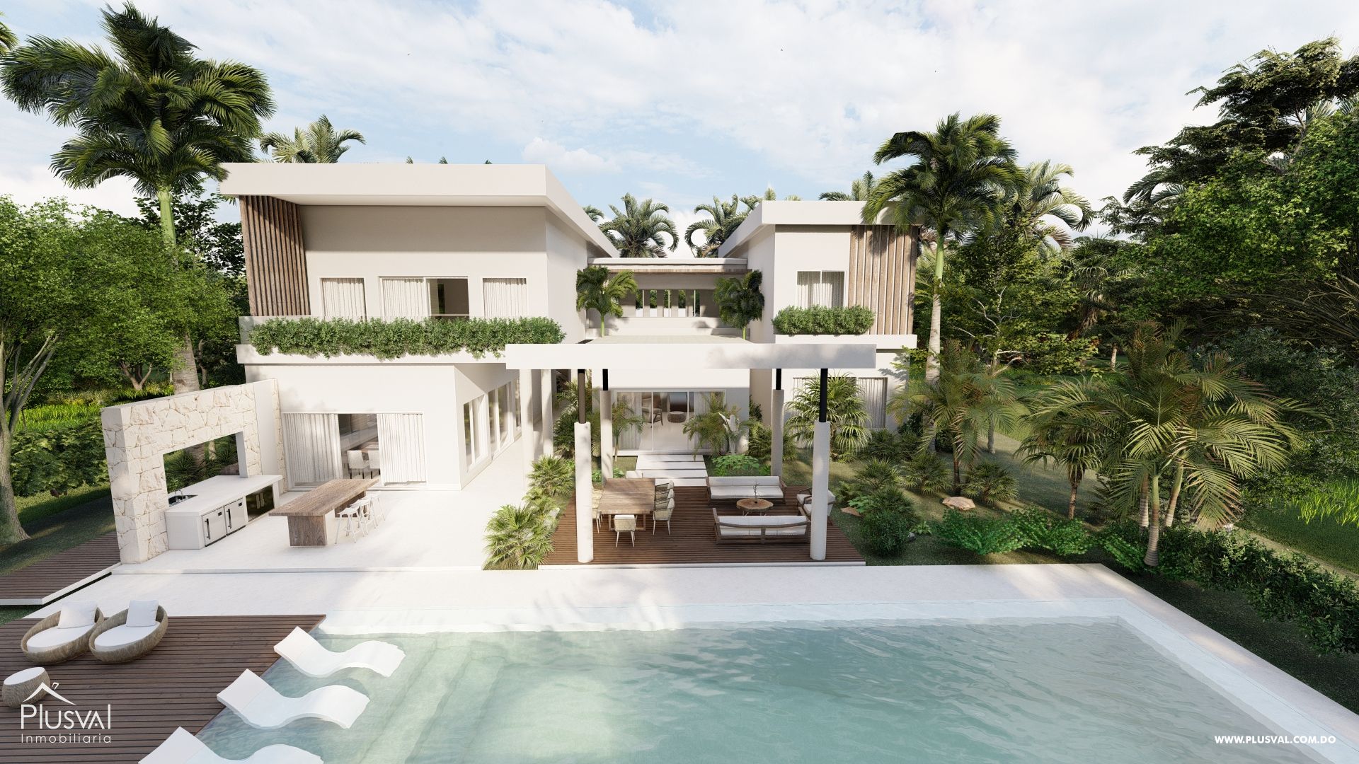Villa de lujo con 4 habitaciones en Punta Cana Resort 381623