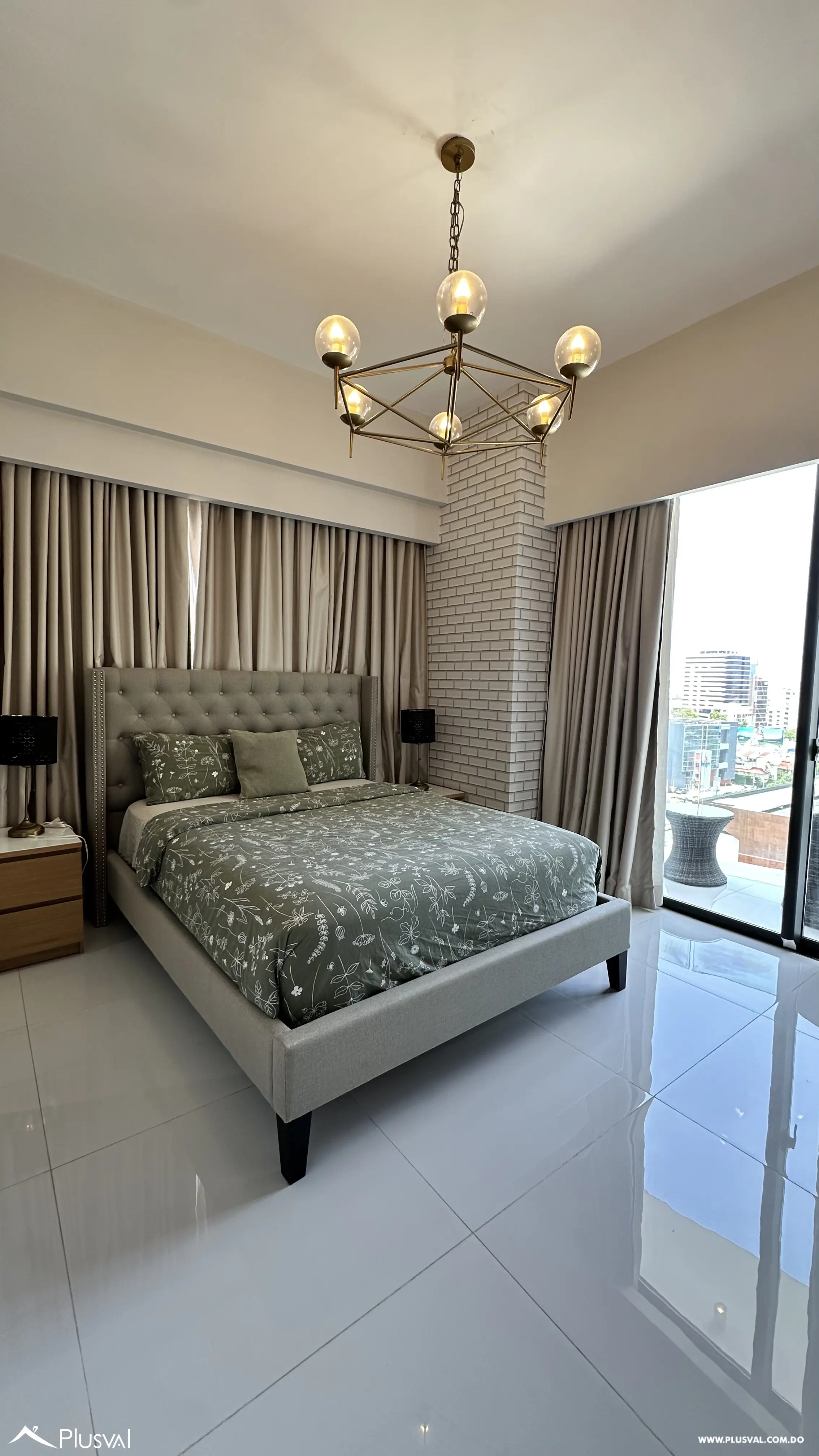 Apartamento en Renta Amueblado de 2 Habitaciones en Paraíso, Santo Domingo | Torre con Piscina, Gym y 2 Parqueos 513977