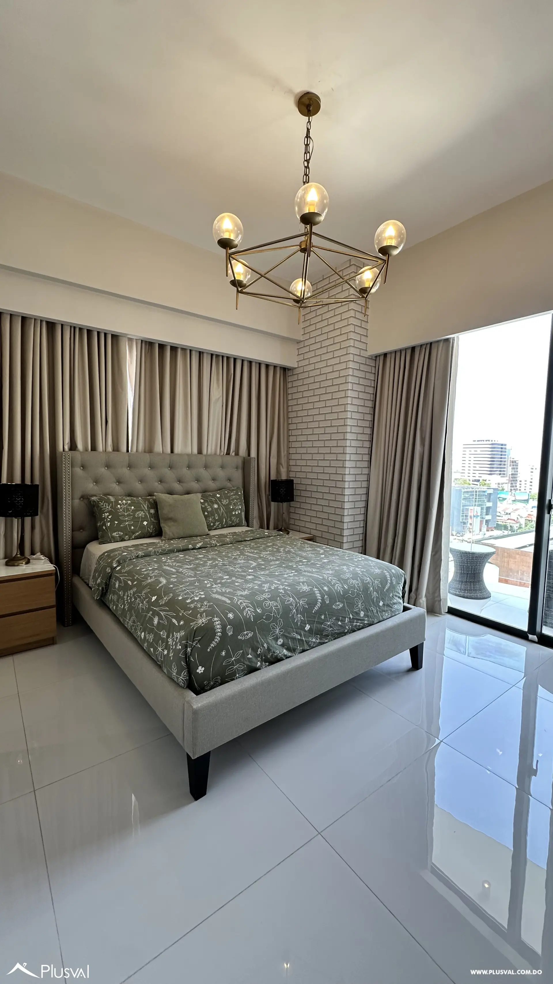 Apartamento en Renta Amueblado de 2 Habitaciones en Paraíso, Santo Domingo | Torre con Piscina, Gym y 2 Parqueos 513977