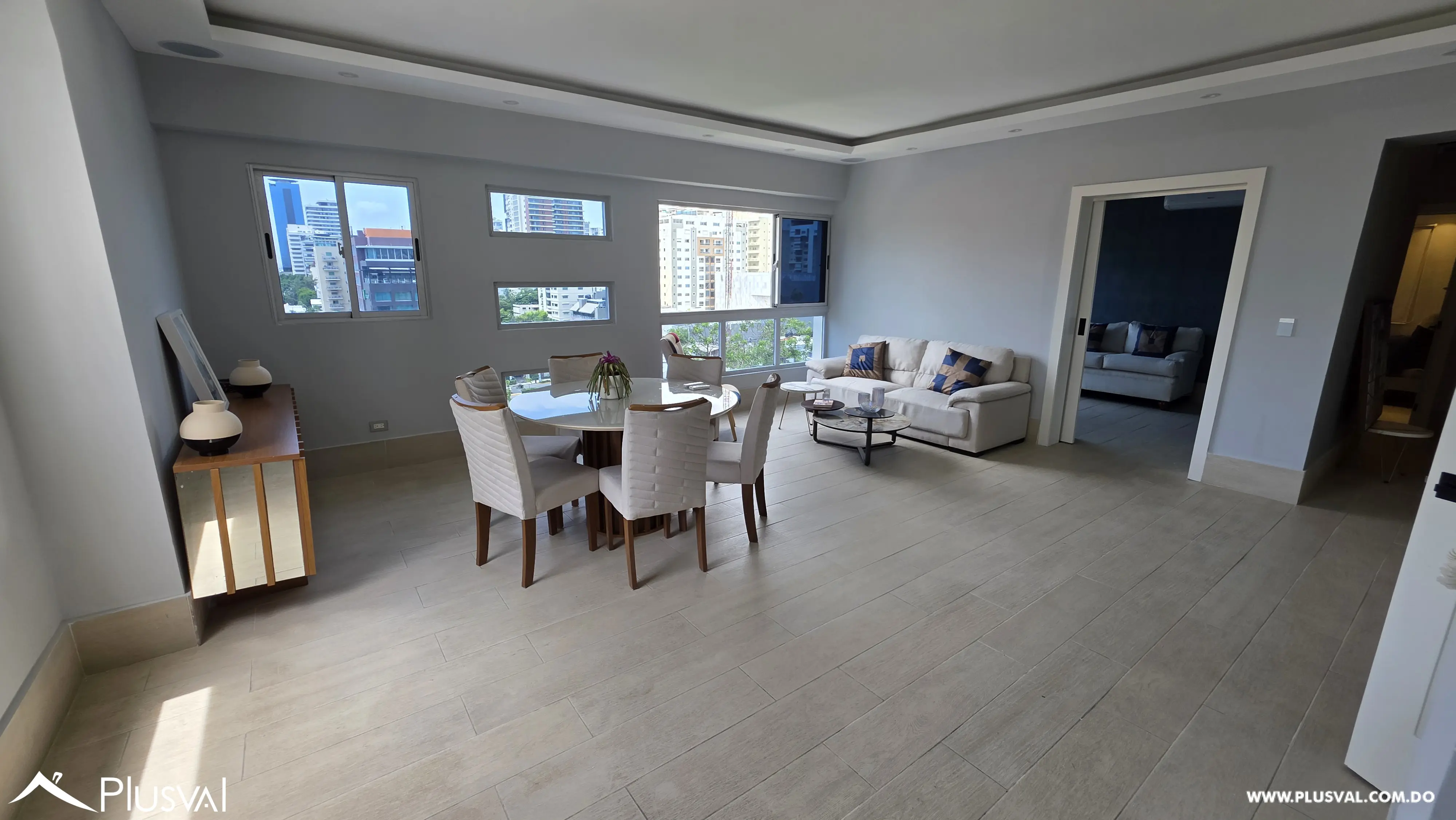 Apartamento en alquiler 3 habitaciones mueblado en Piantini 529834