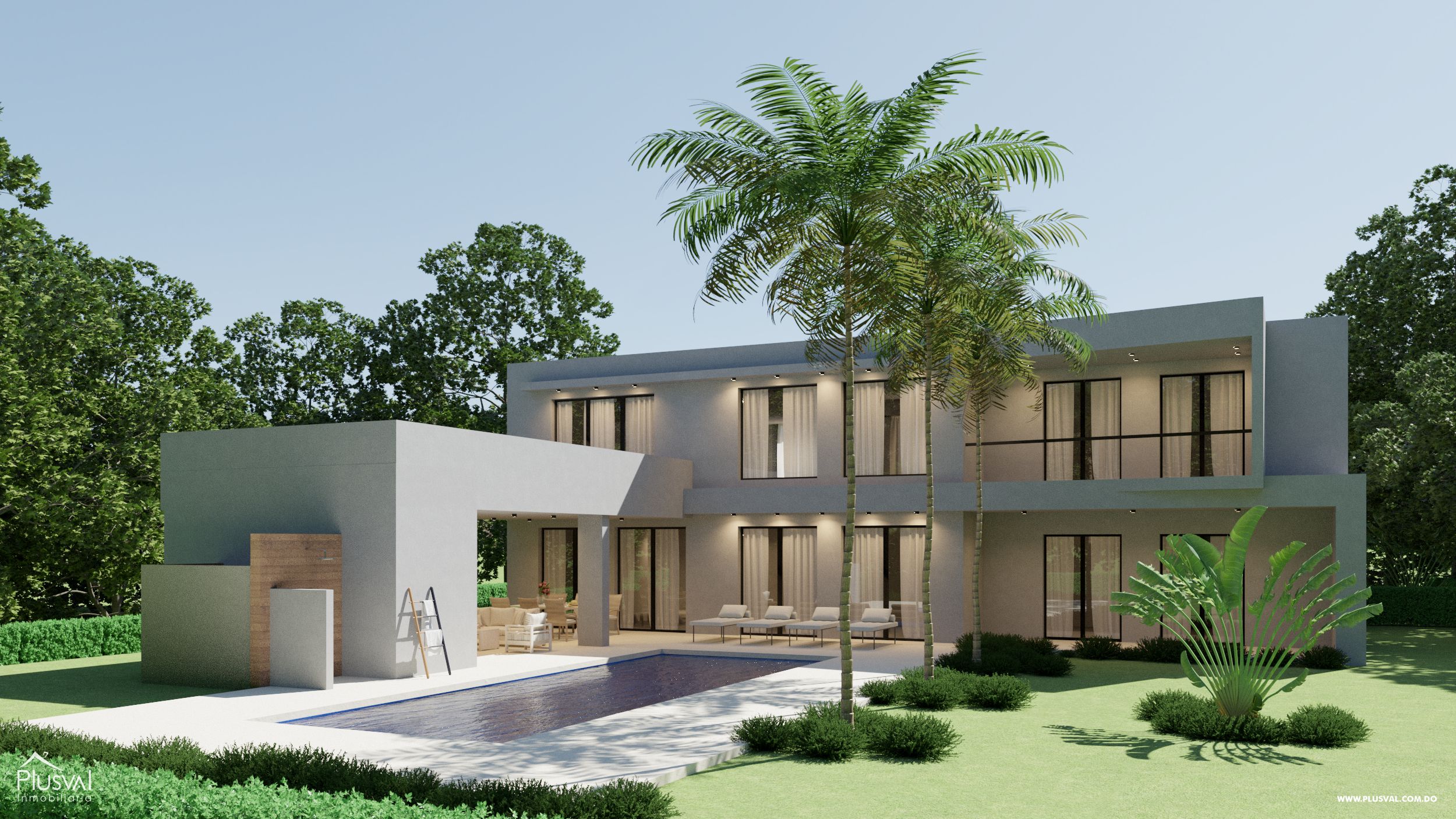 Venta de exclusica Villa de 5 habitaciones en West Village Punta Cana 425425
