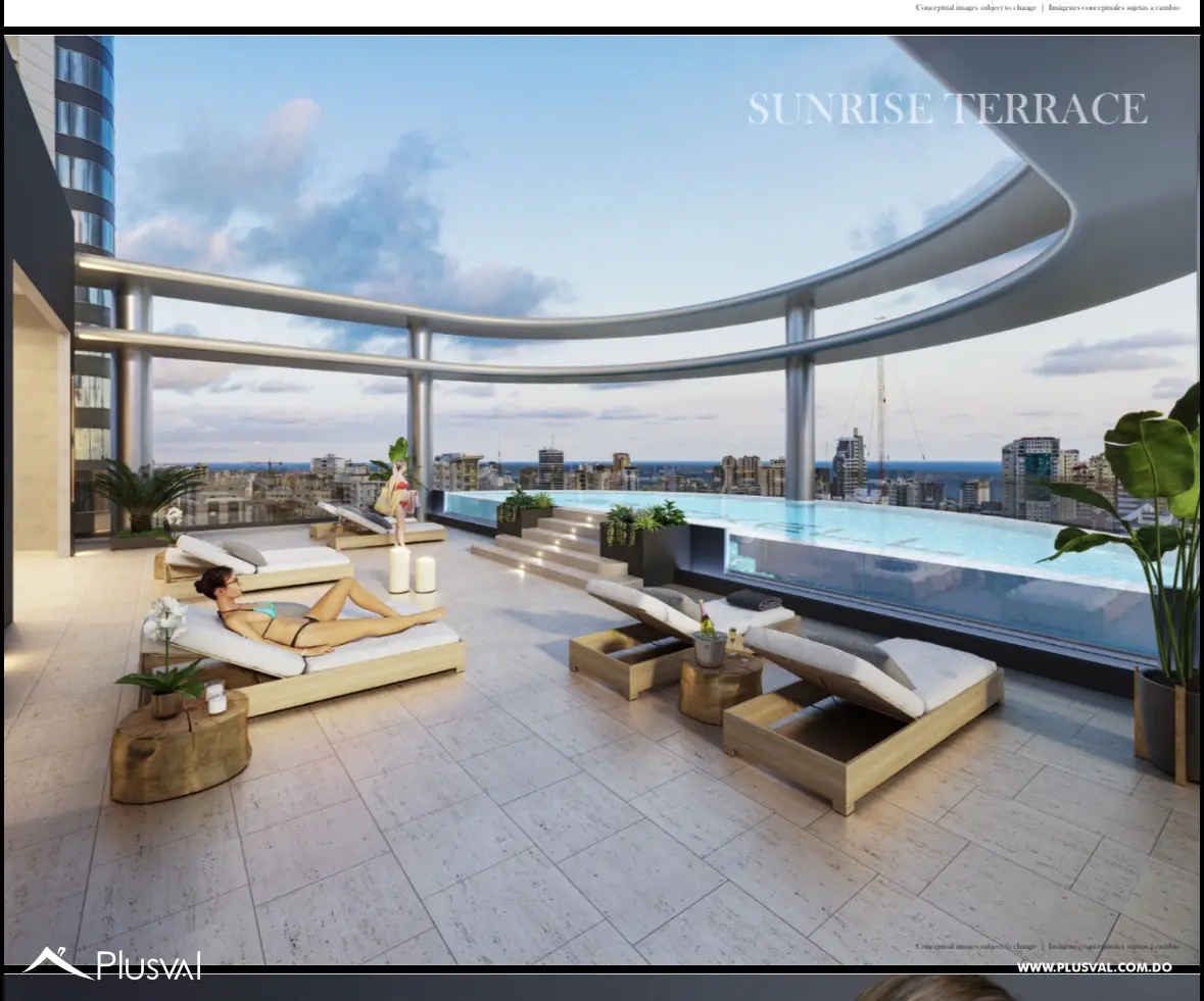 Venta de apartamento de 1 habitación en torre de lujo de Naco 516266