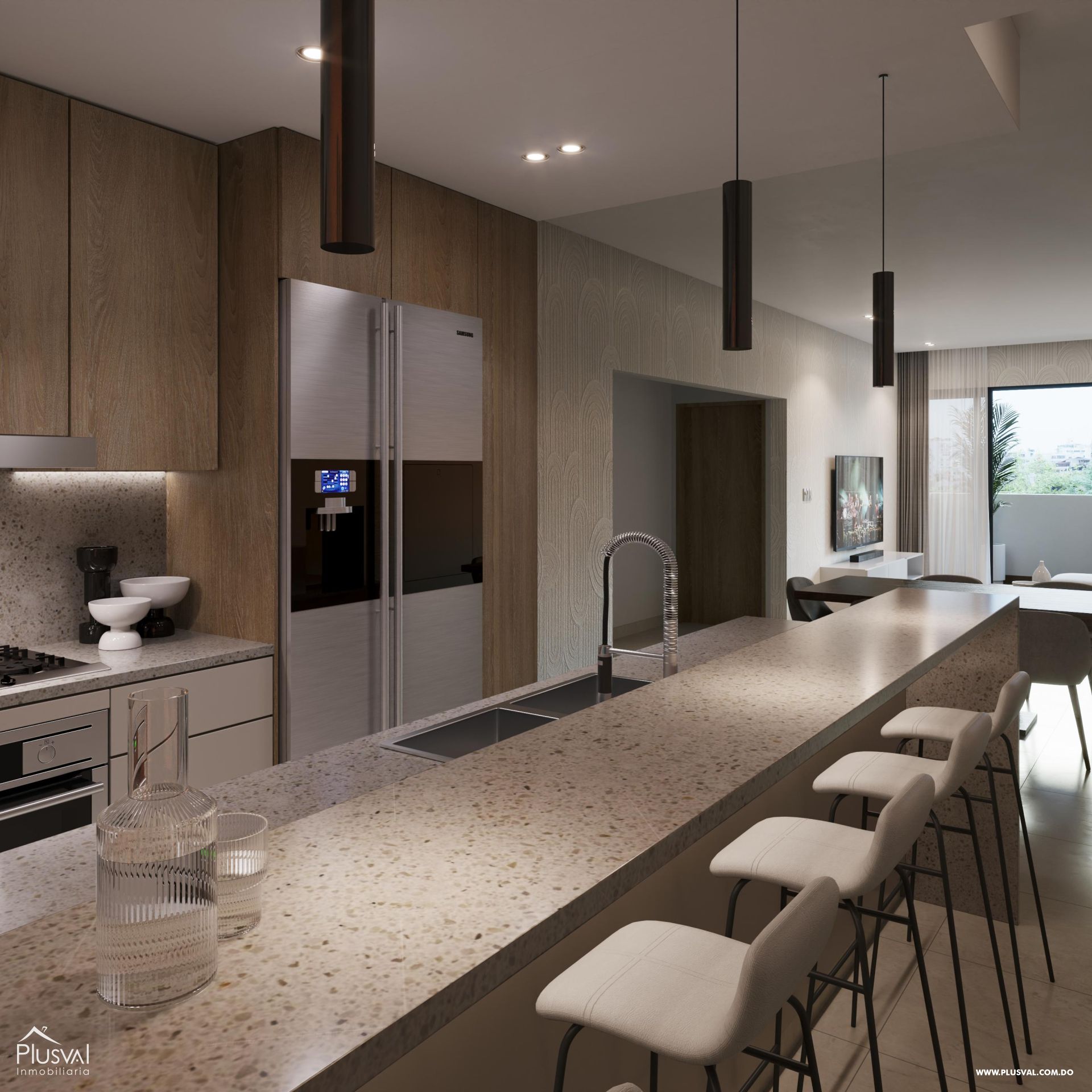 Apartamento en venta 3 habitaciones y 2 parqueos en Prado Oriental 404099