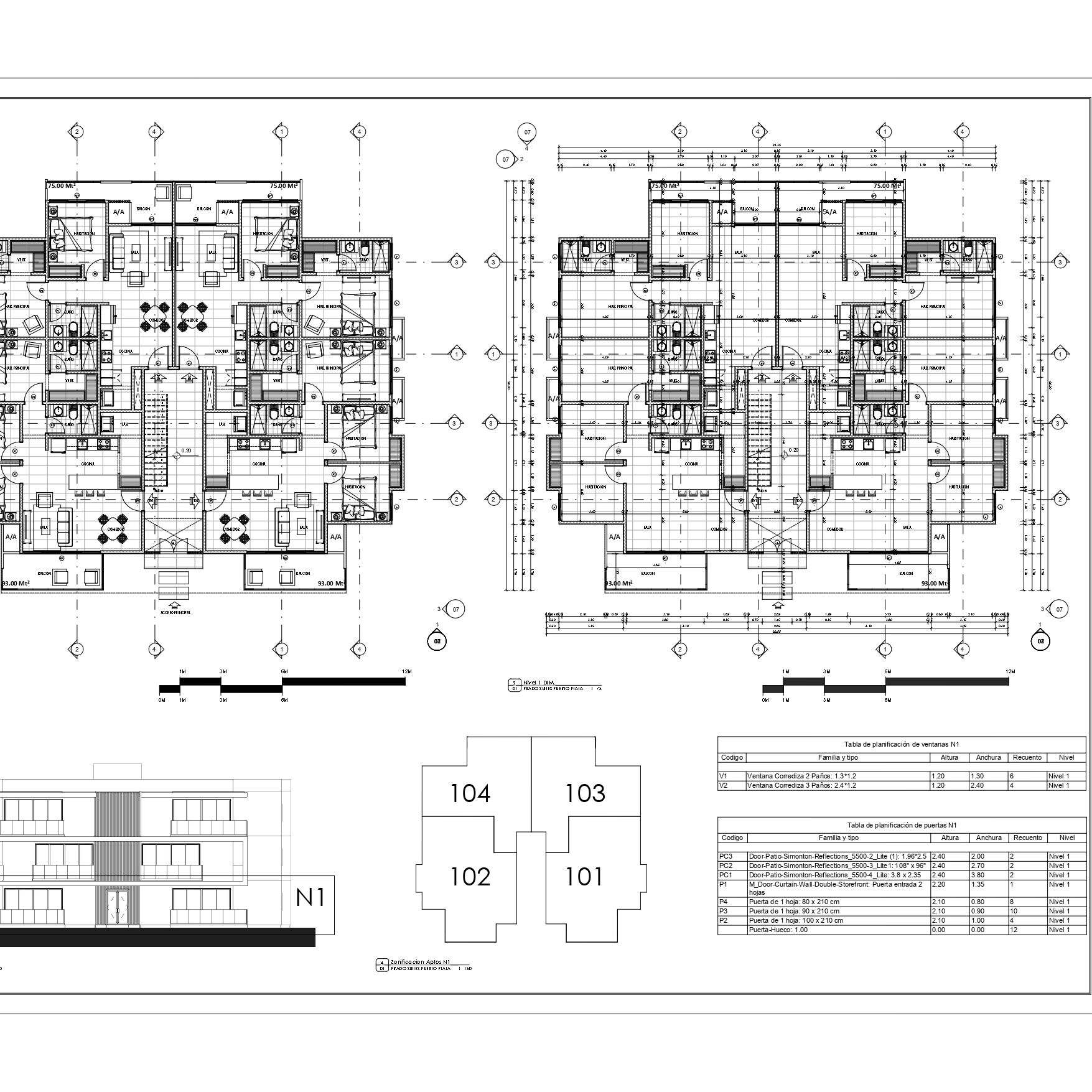 Apartamentos de 3 habitaciones en Puerto Plata 351024