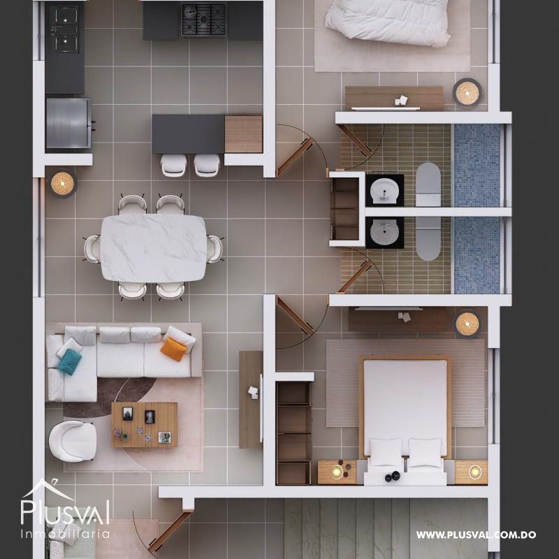 Apartamento en Residencial Íntimo en Los Alamos 440234