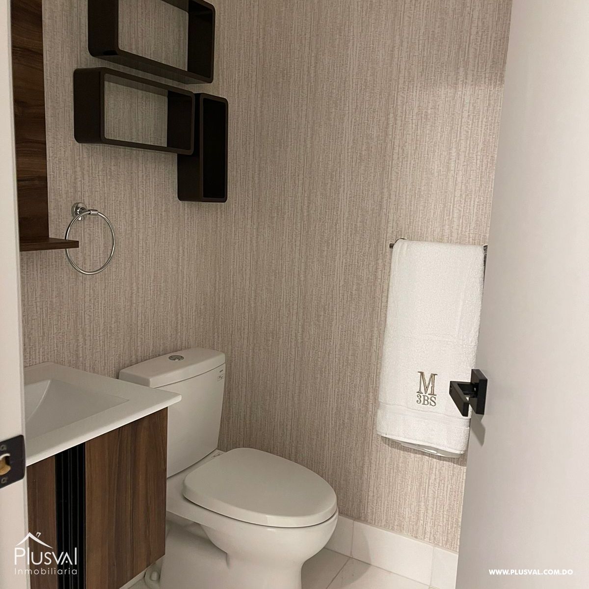 Apartamento de 1 habitación en alquiler + estudio amueblado en Piantini 289497