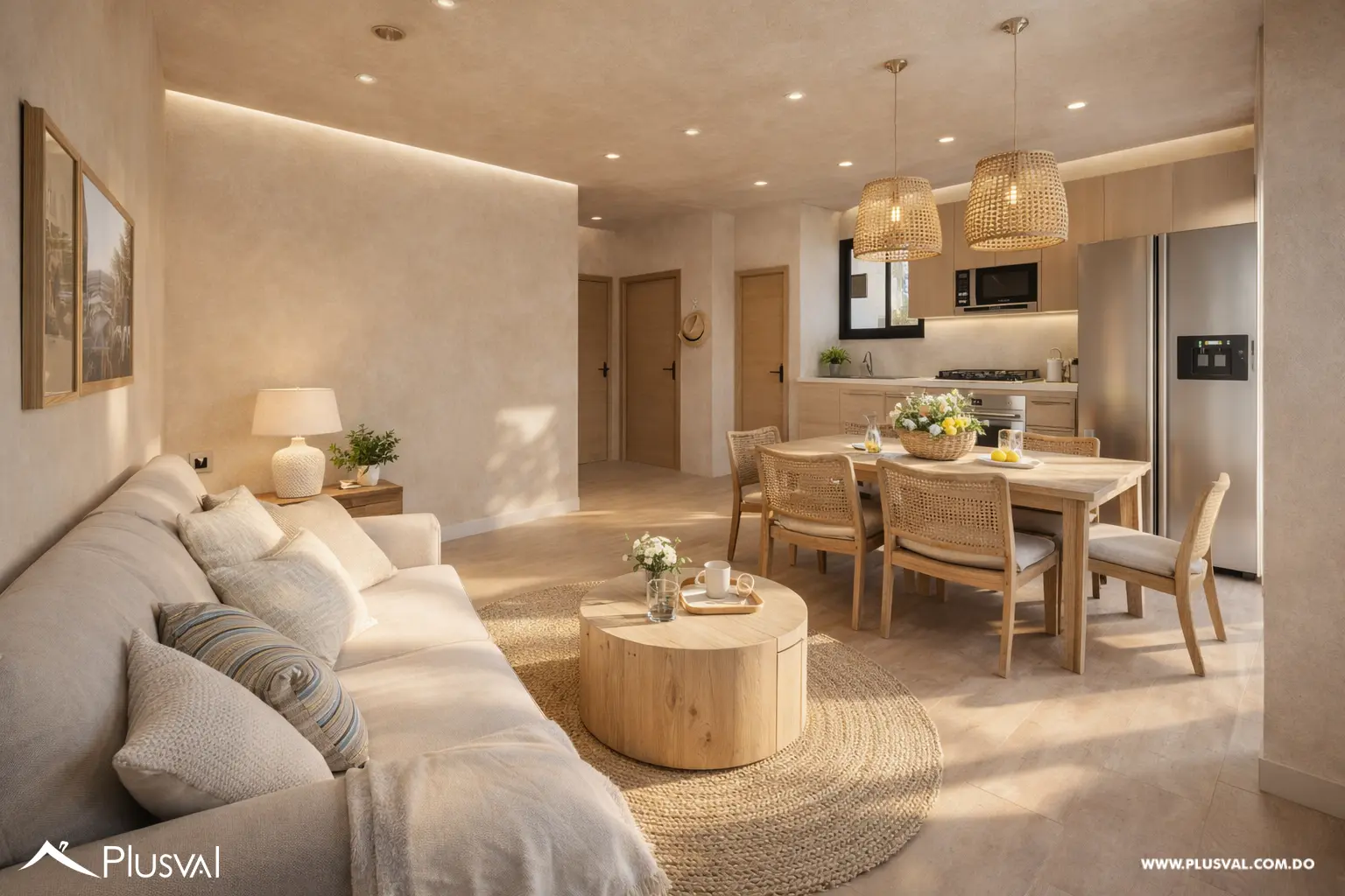 Apartamentos de 2 Hab en Punta Cana con buen balcón y área verde 508901