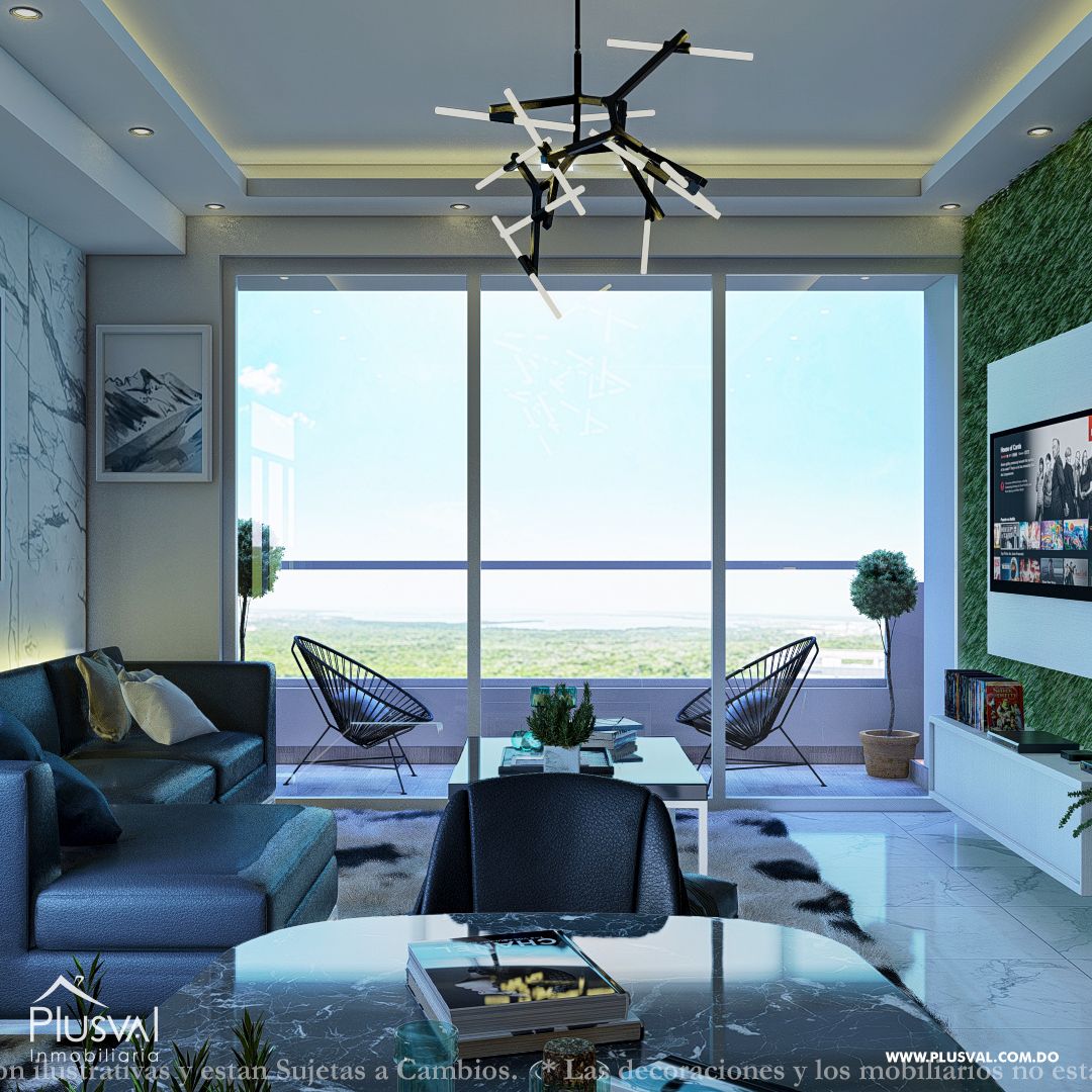 Apartamento de 3 habitaciones y terraza privada con ascensor, Santo Domingo Este 381501