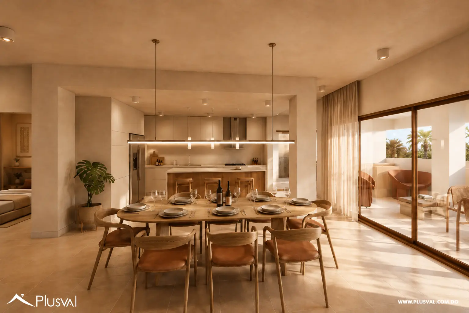 Hermoso apartamento de 3 habitaciones en Golden Lake, Cap Cana. 512620