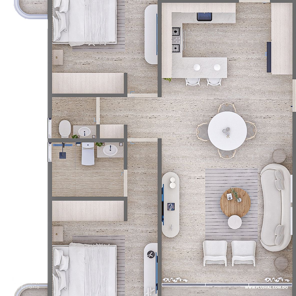 Proyecto Único en Vista Cana  - 2HB. Tipo penthouse con terraza privada y jacuzzy incluido 470362