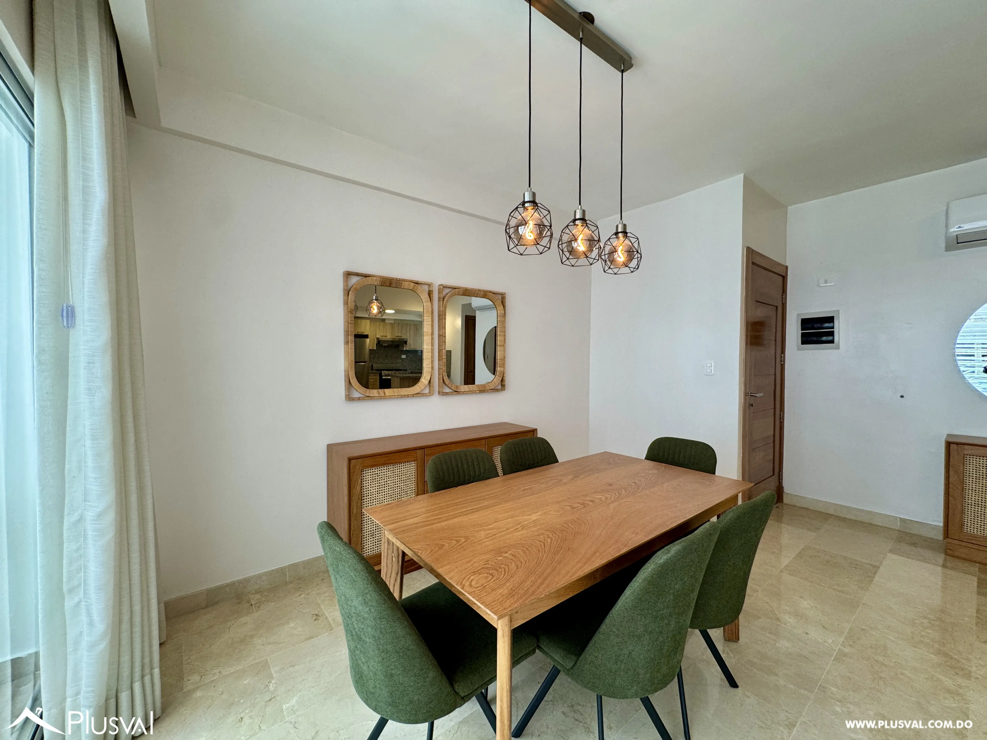 Apartamento de lujo amueblado en alquiler en Naco – 1 habitación y 2 parqueos 523659