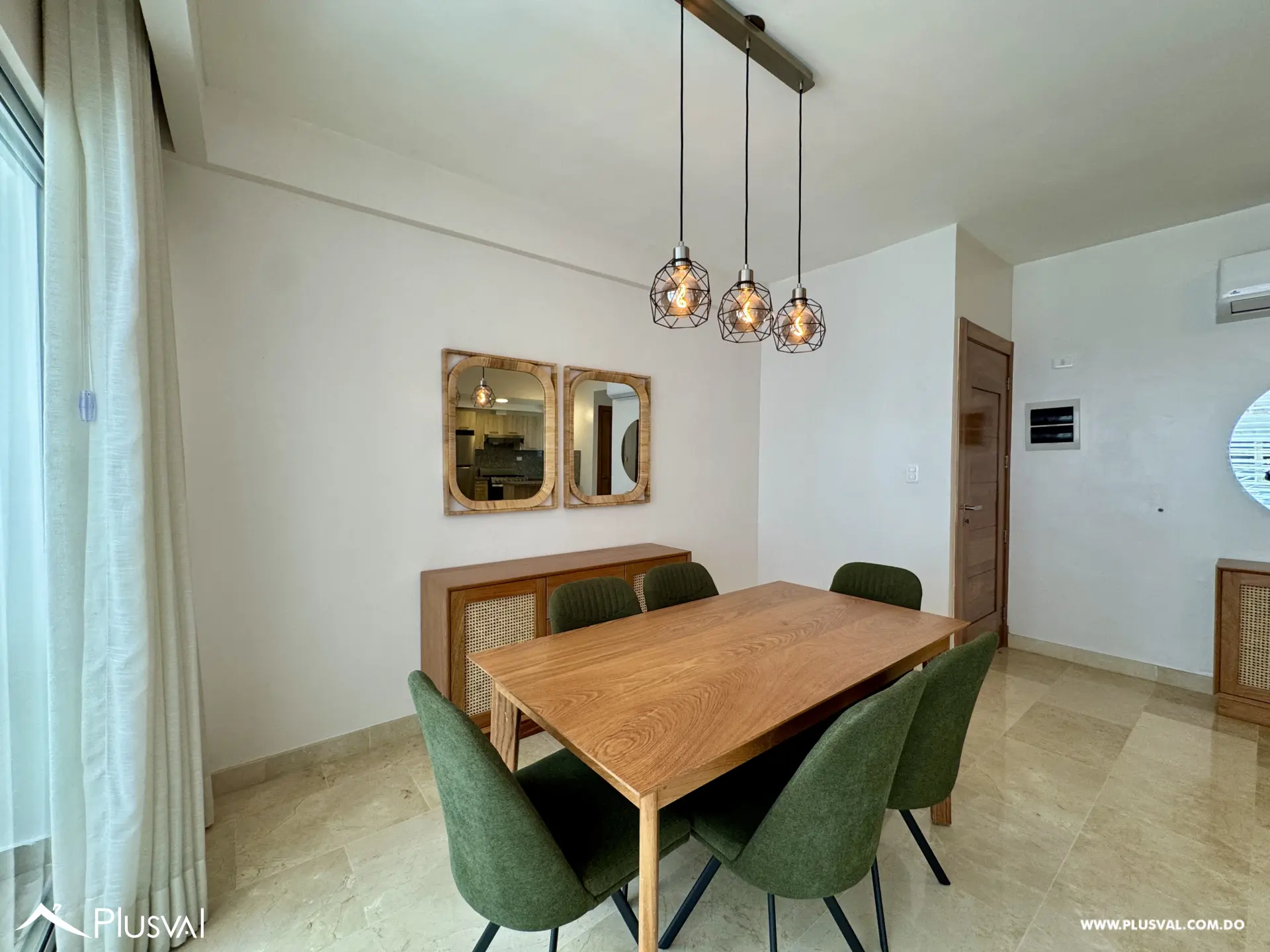 Apartamento de lujo amueblado en alquiler en Naco – 1 habitación y 2 parqueos 523659