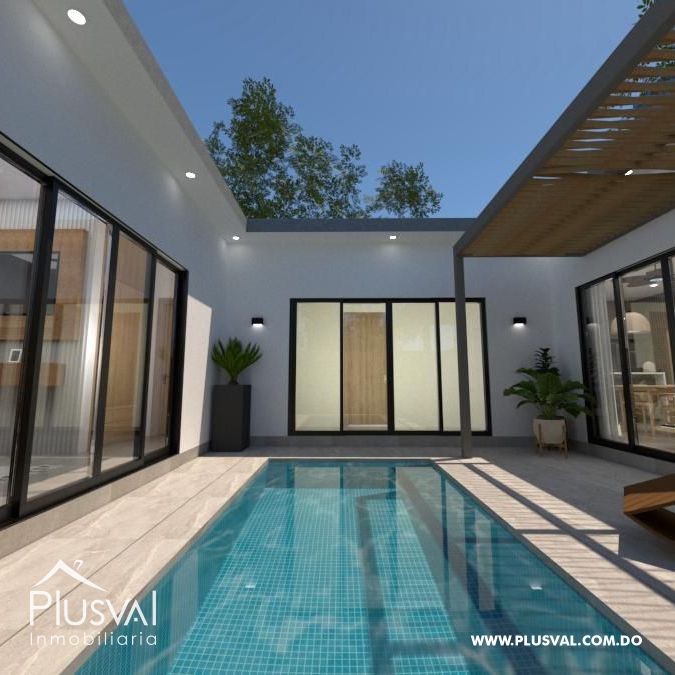 Casa de un nivel en Cabarete, Residencial Palmeras II 430808