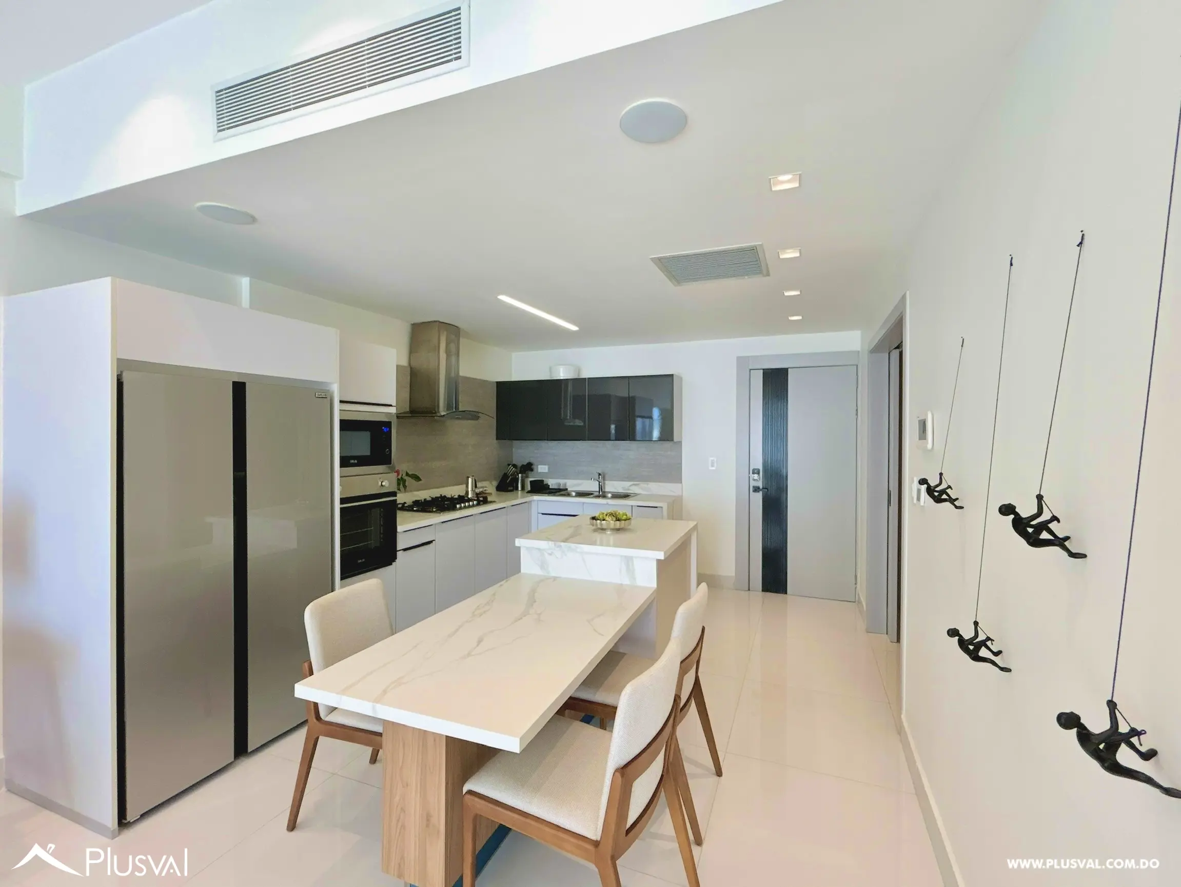 Apartamento amueblado 1 hab+estudio en alquiler,  Piantini 460627