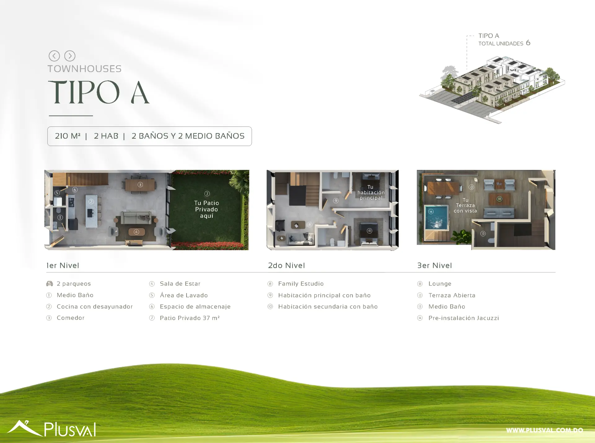 Townhouses en Venta en Playa Nueva Romana Frente al Campo de Golf 468820