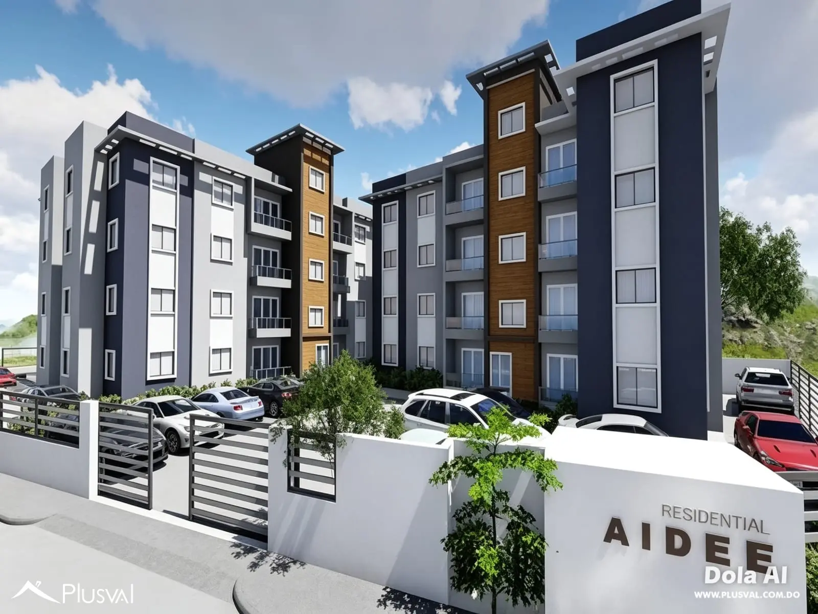 Residencial Aidée, amplio apartamento  en Venta con cercanías comerciales. 515793