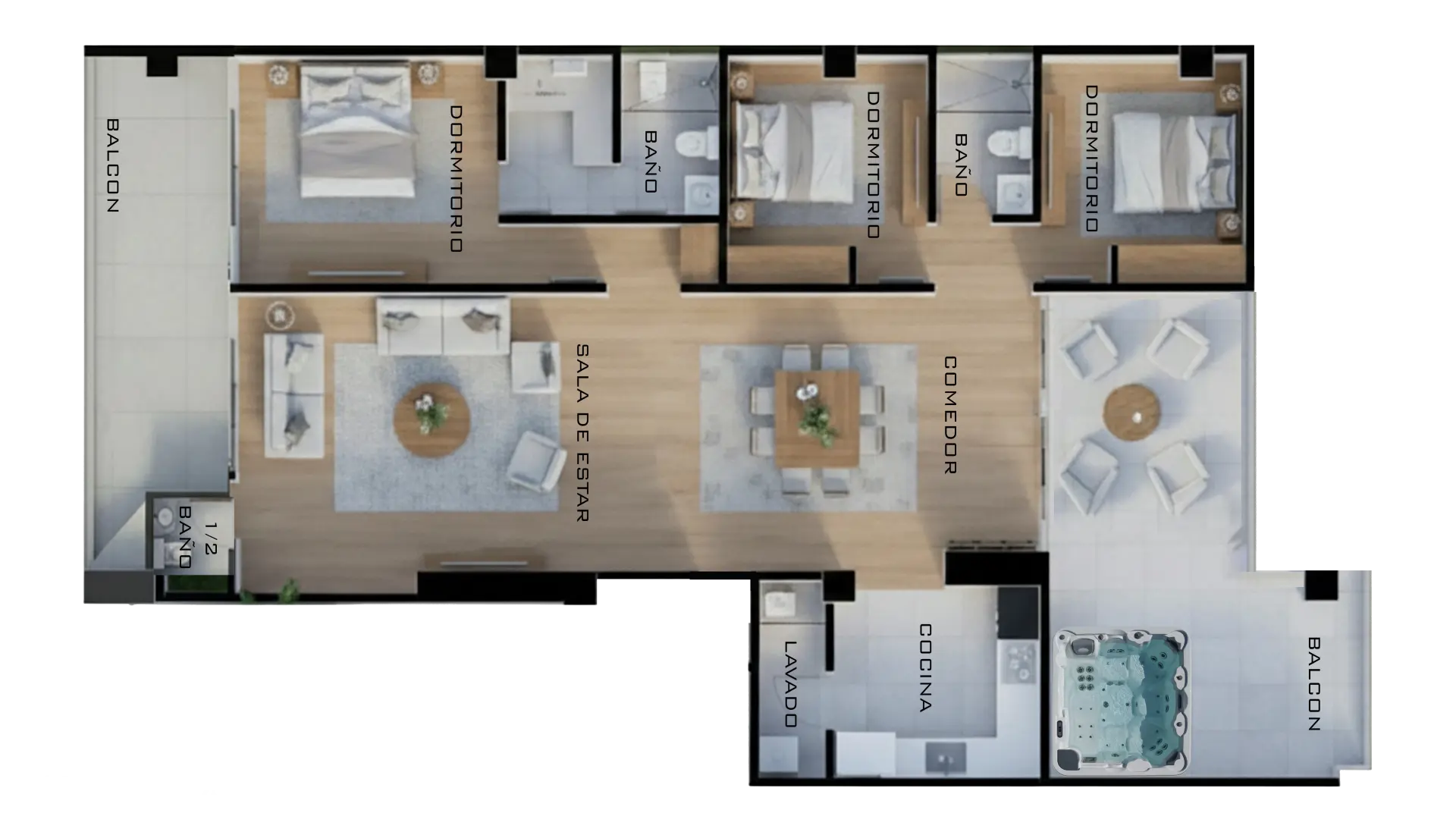 Proyecto de apartamentos en venta en Buena Vista Norte, La Romana 505539