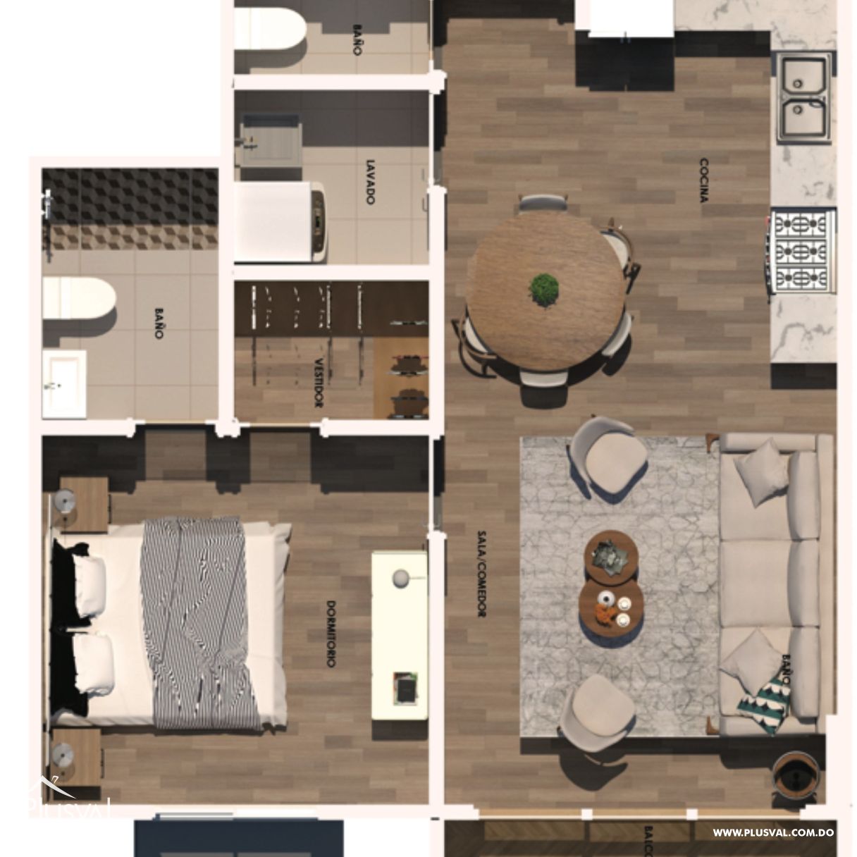 Apartamentos en venta nuevos a estrenar en Zona Universitaria. 436534