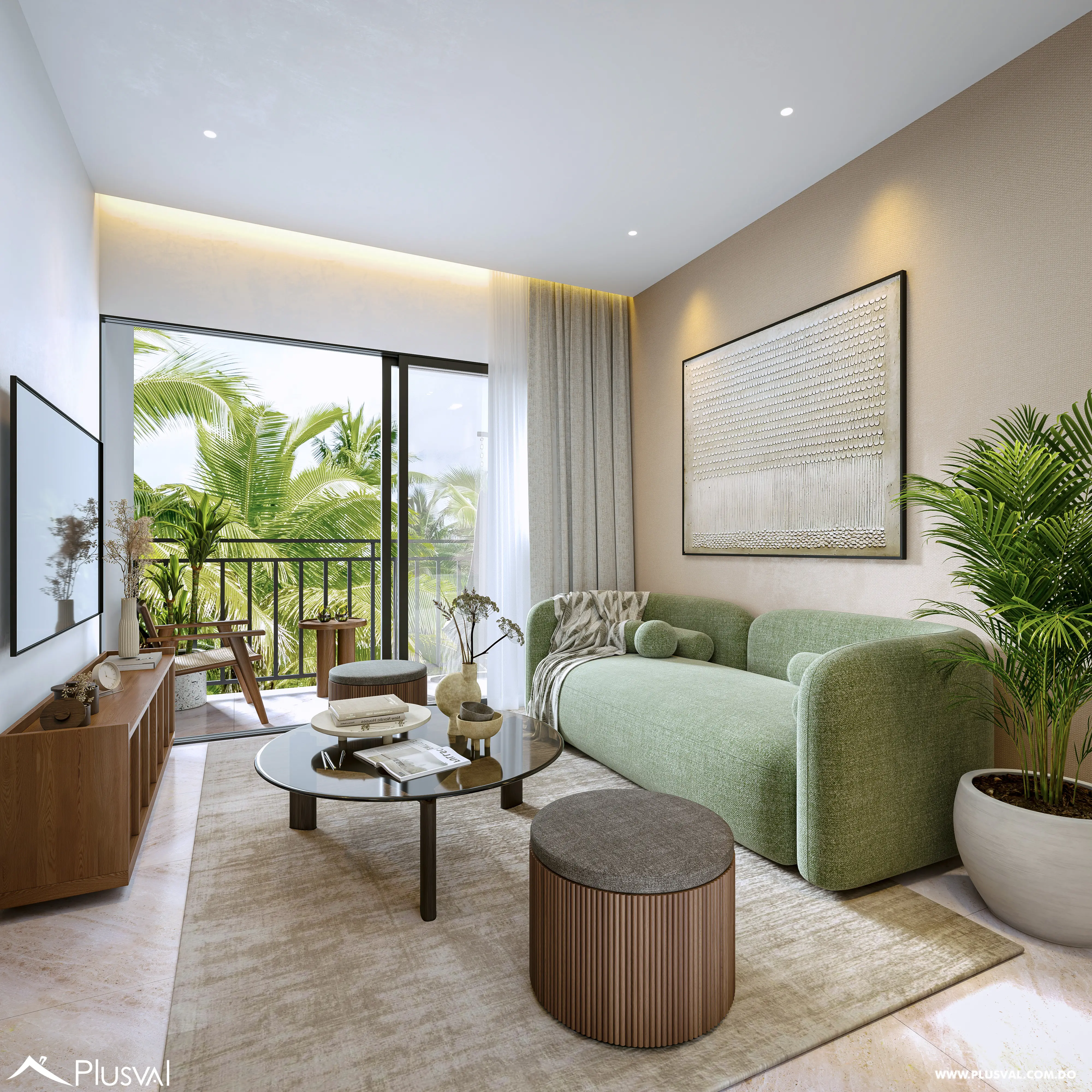 Apartamento de 1 Habitacion en Bavaro con múltiples amenidades 511203
