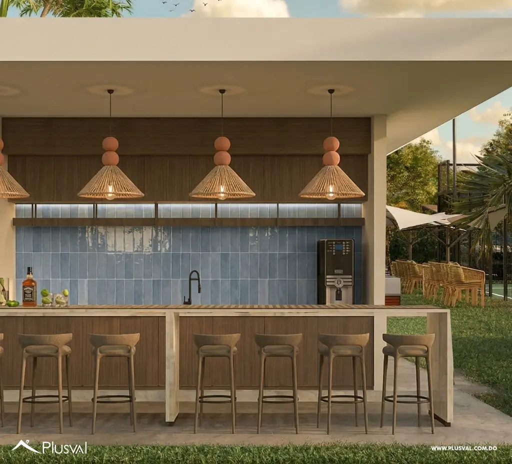 Vive en Paseo de Punta Cana | Casa de 2 Habitaciones con Patio y Terraza 511923