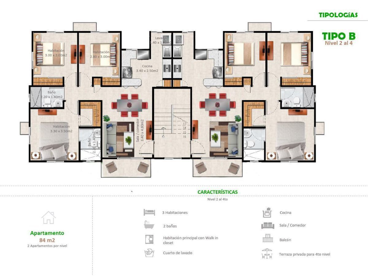 Apartamentos en la Jacobo Majluta con excelente área social 173630