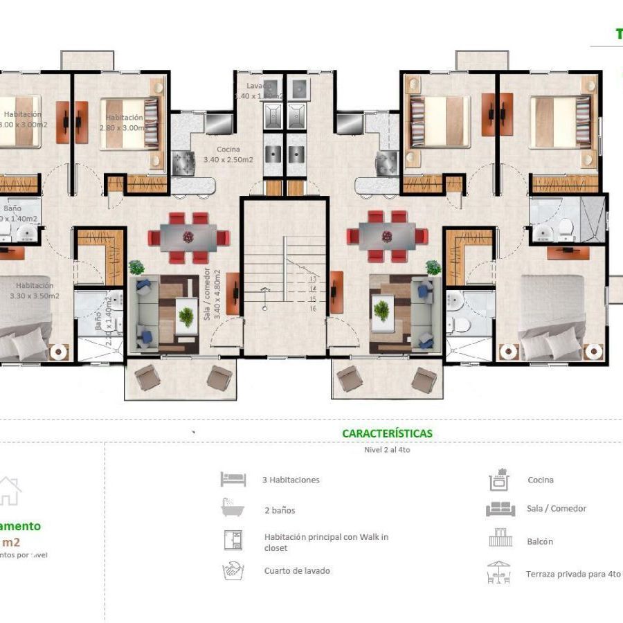 Apartamentos en la Jacobo Majluta con excelente área social 173630