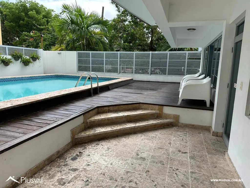 Alquiler Apartamento Amueblado en Naco de 2 habitaciones 489855