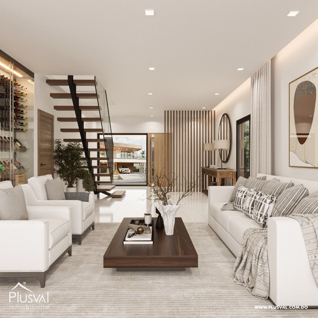 Villas en venta de Lujo en Juan Dolio, con una impresionante vista al campo del golf. 295753