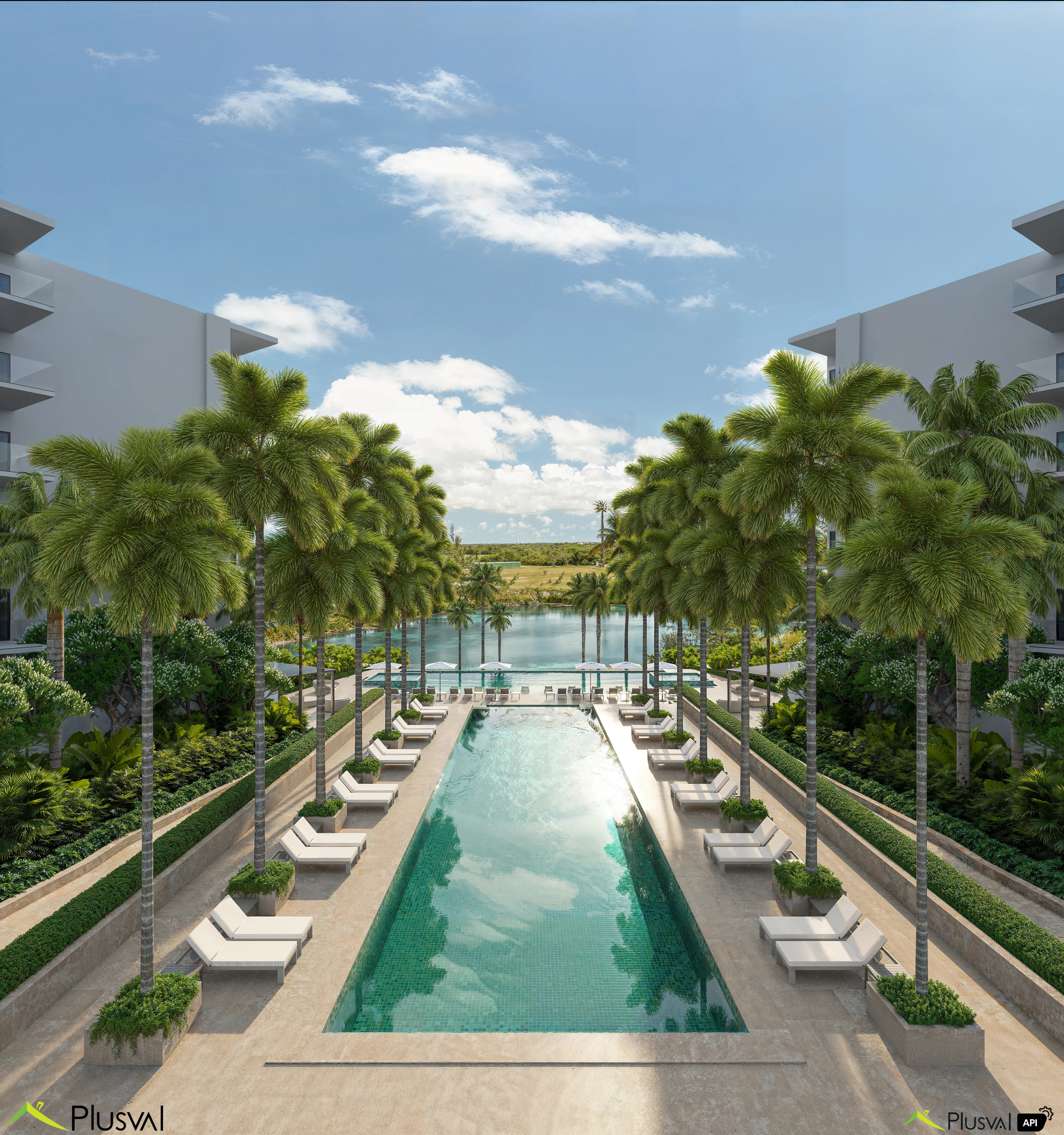 Apartamento Pent House con vista al lago en venta, en Cap Cana 449677