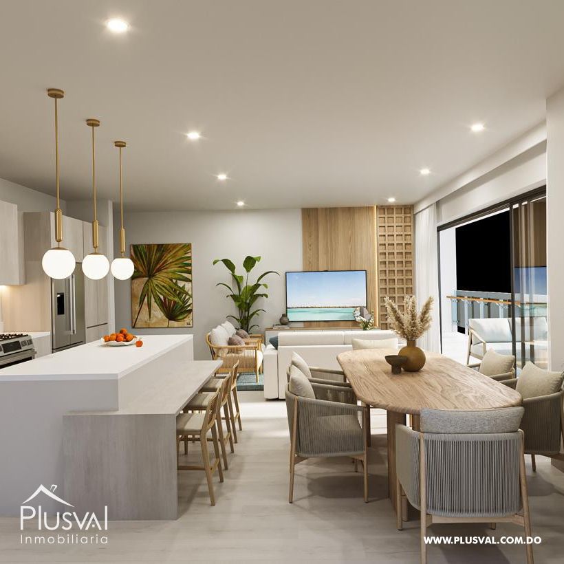 Apartamentos en venta de 2 y 3 habitaciones en Punta Cana Village 432067