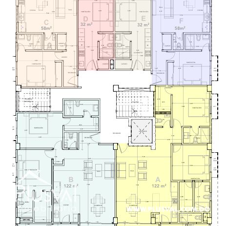 Torre de apartamentos en venta en El Millón 368073