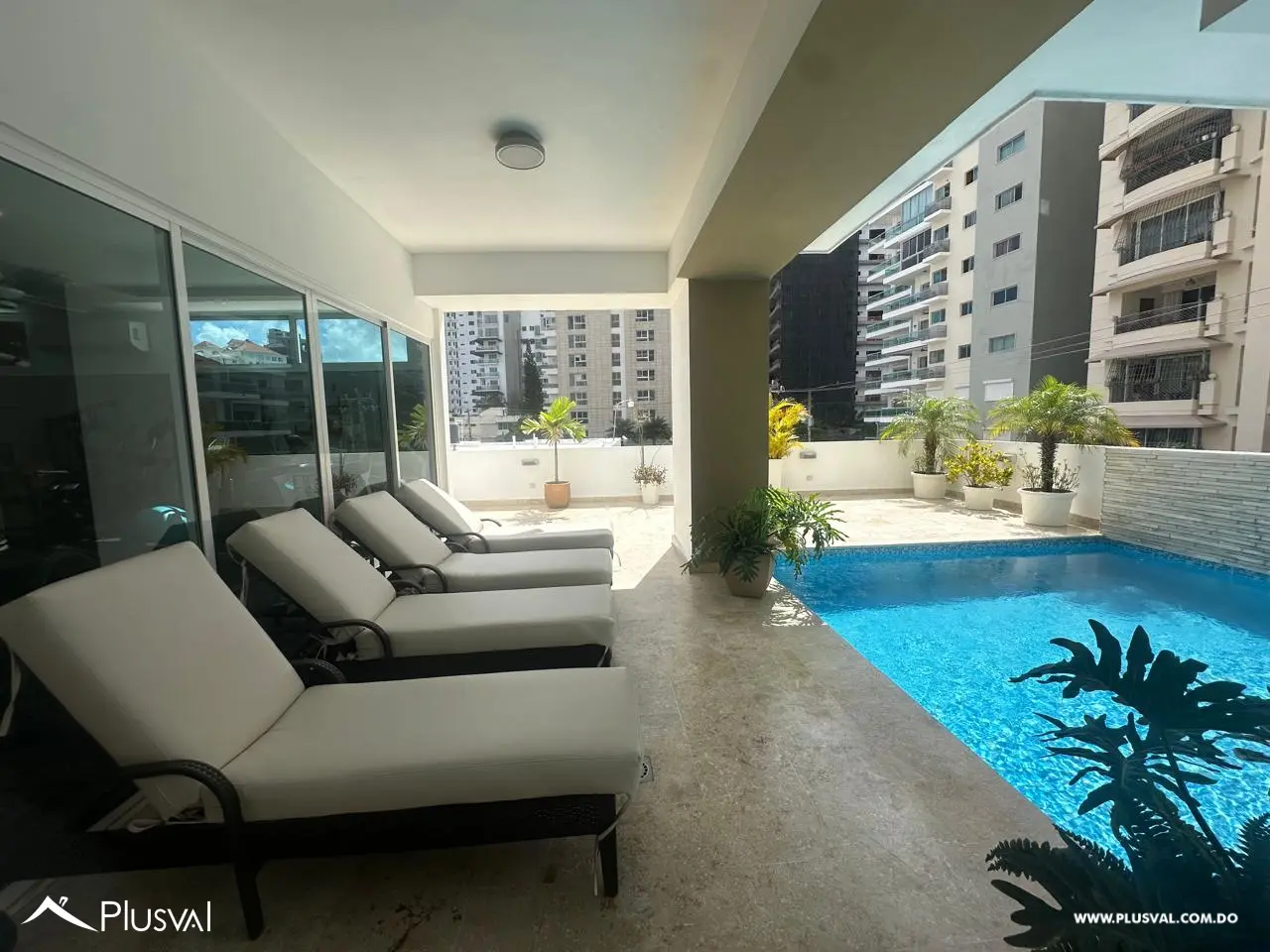 Apartamento de 1 habitación en Naco 456317