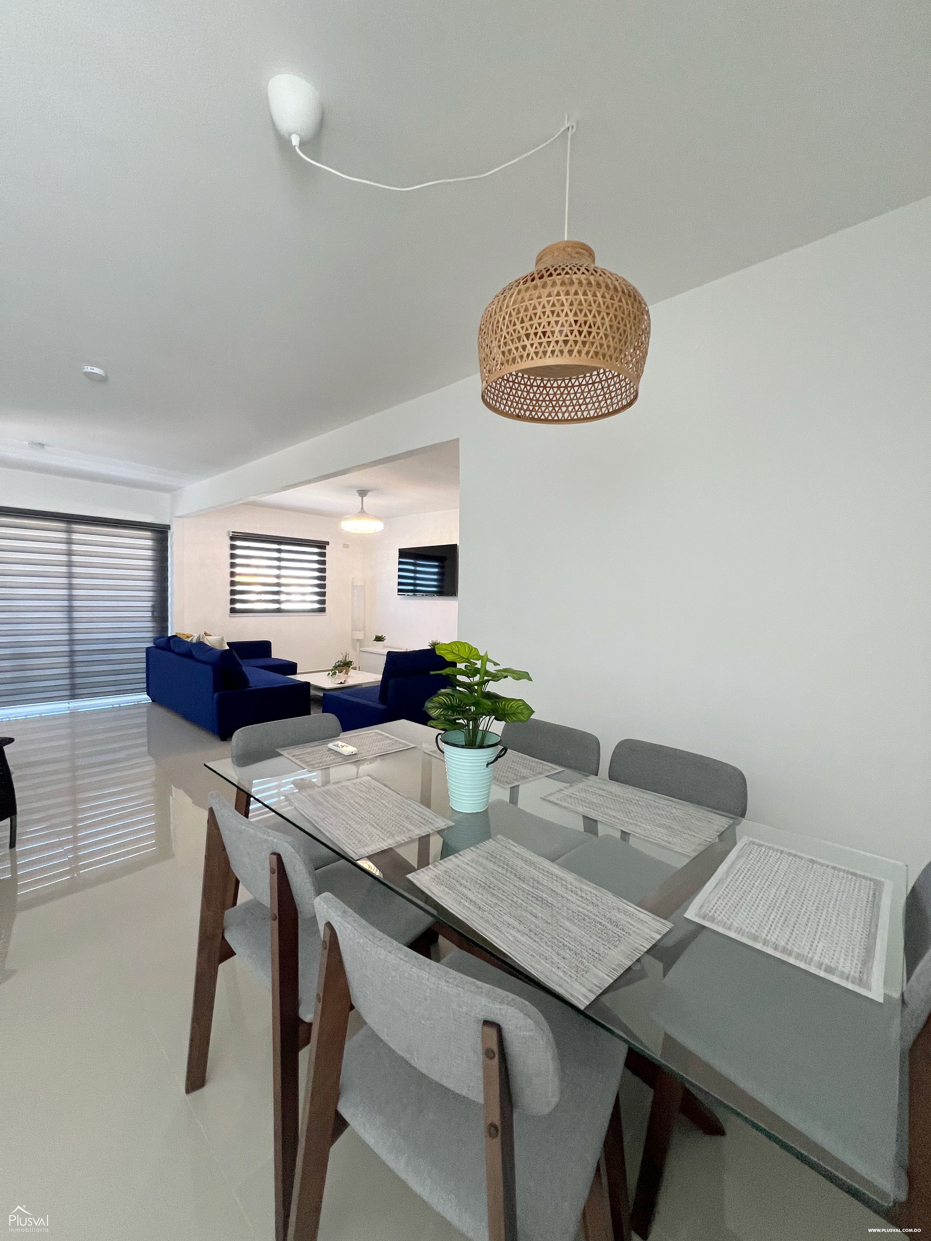 Apartamento amueblado de 2 habitaciones en alquiler en Bávaro 390844