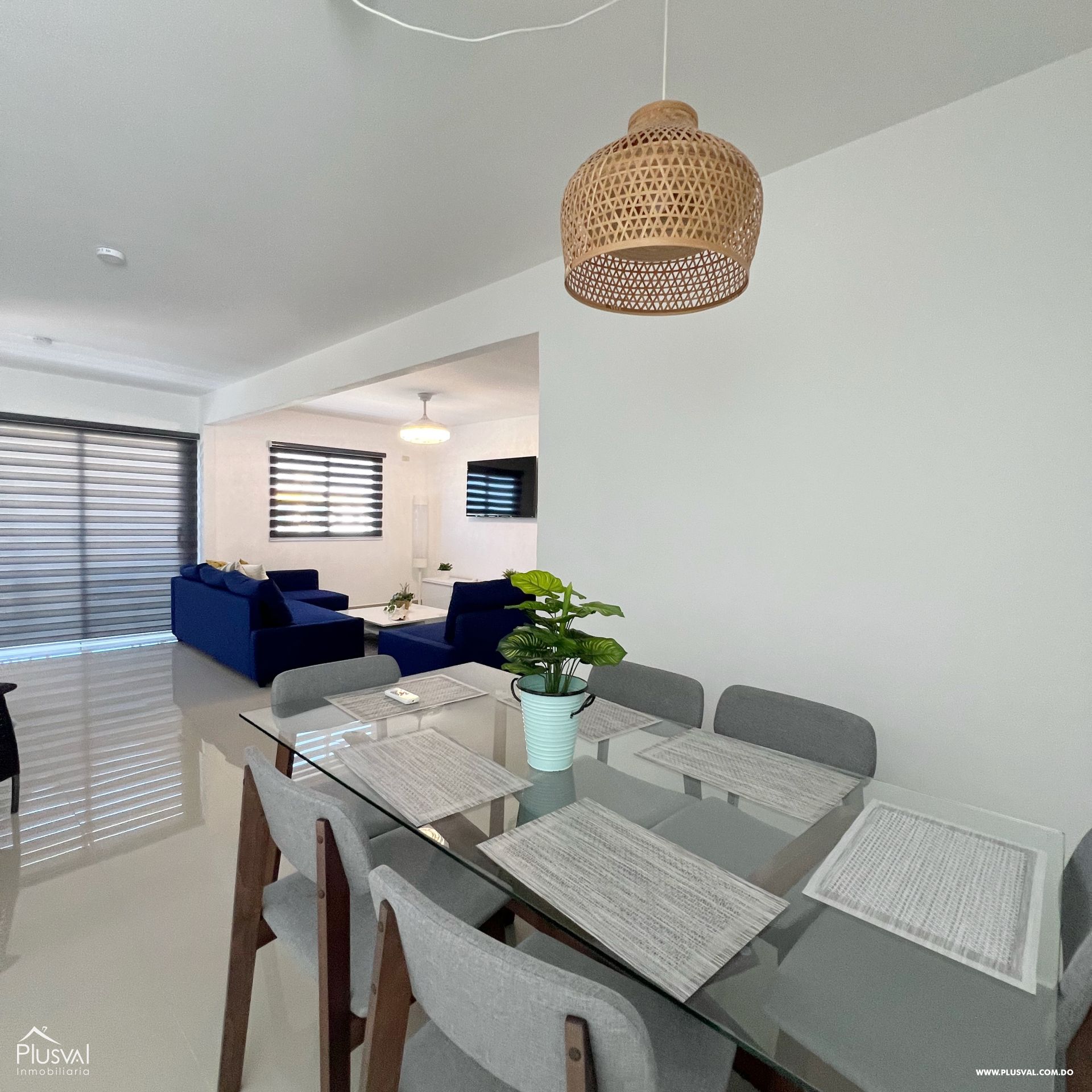 Apartamento amueblado de 2 habitaciones en alquiler en Bávaro 390844