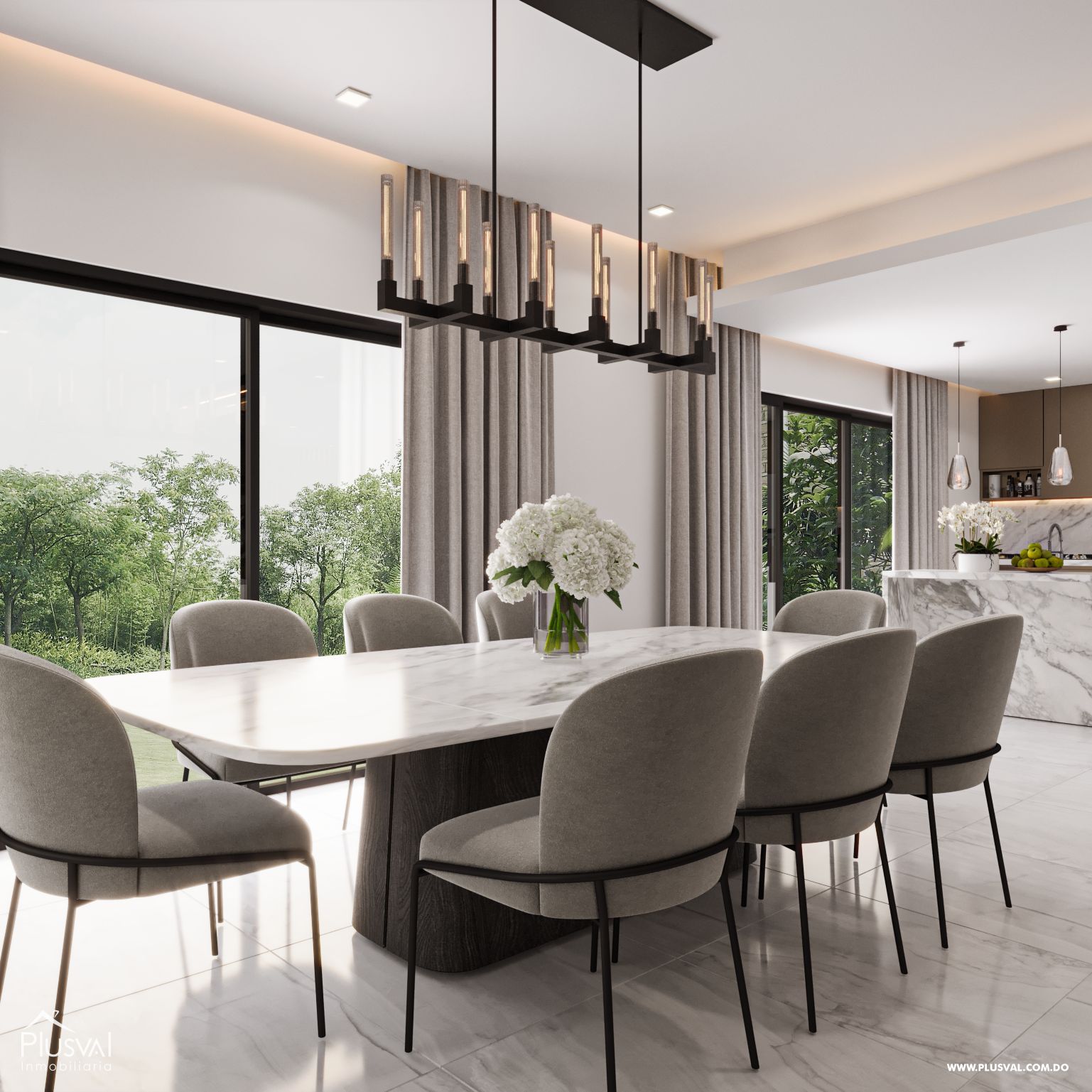 Villas en venta de Lujo en Juan Dolio, con una impresionante vista al campo del golf. 295756
