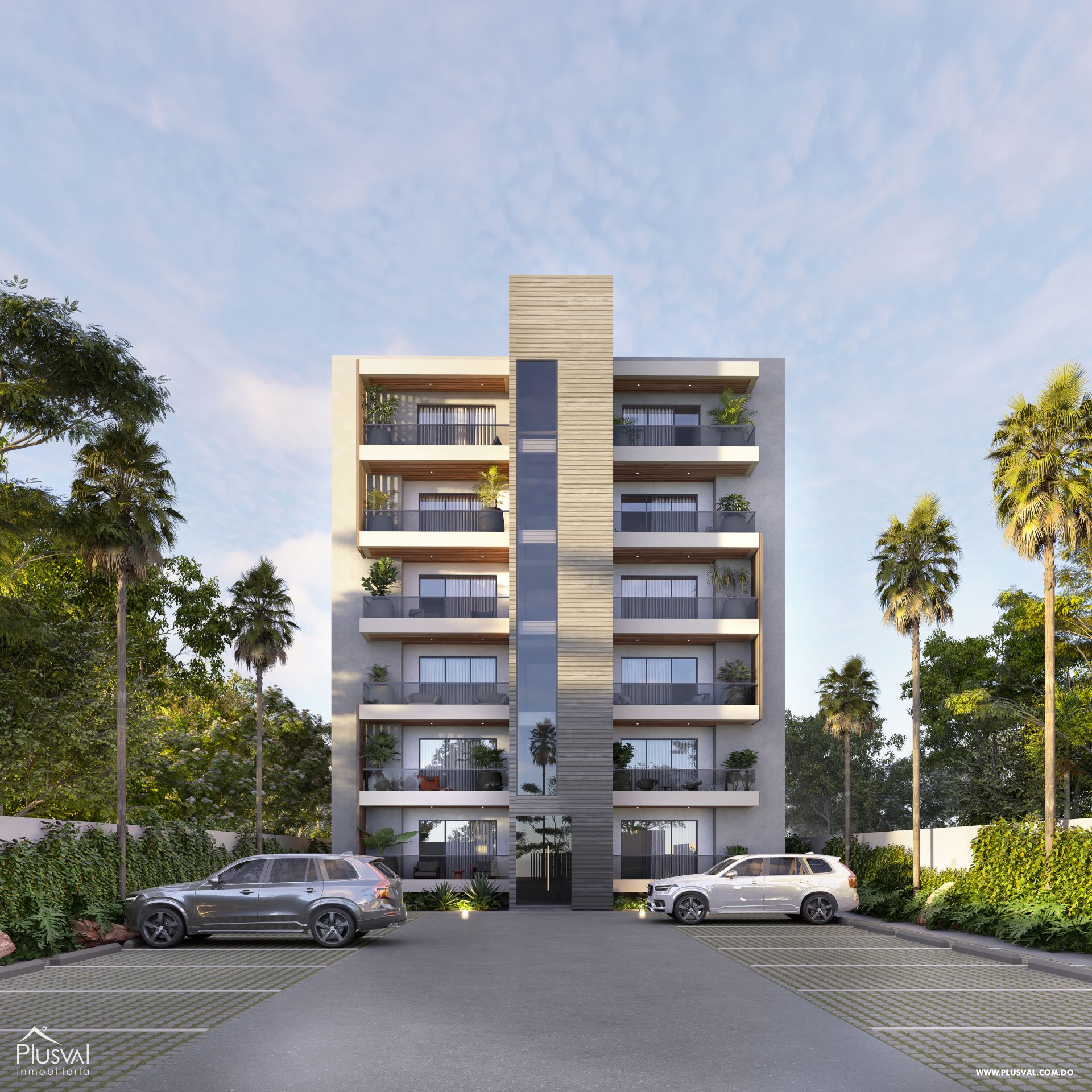 Apartamentos en proyecto cerrado tipo torre con área social y piscina. 261069
