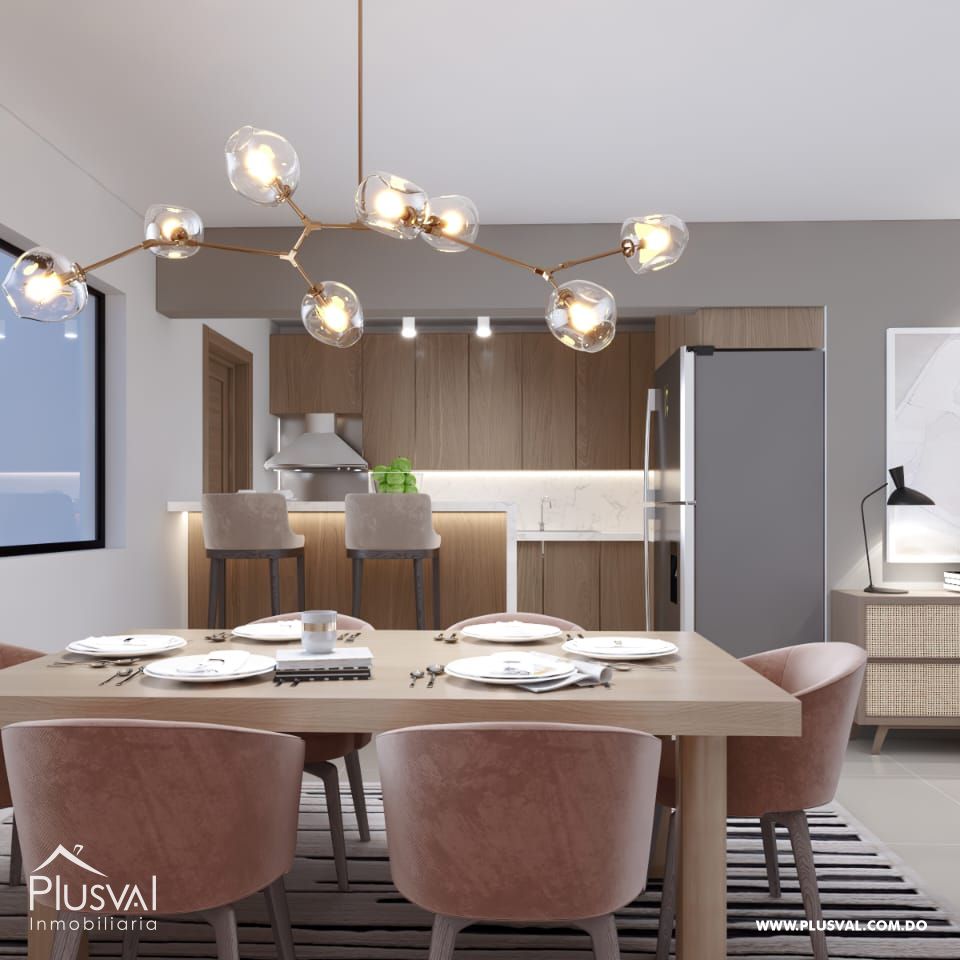 Apartamento con patio en nuevo proyecto residencial de Santiago. 258425