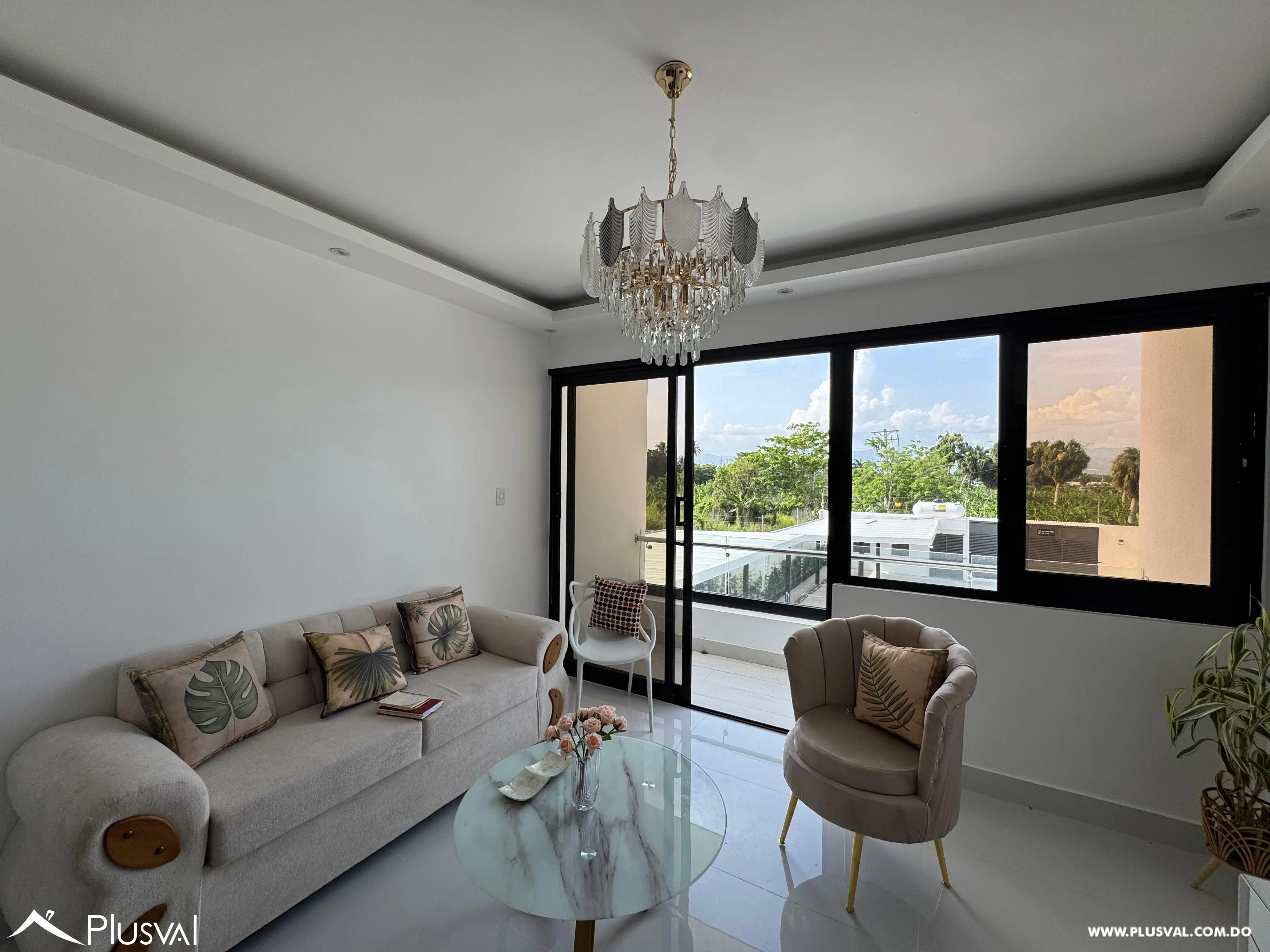 Apartamento Amueblado de 1 Habitación con Piscina y Línea Blanca 525556