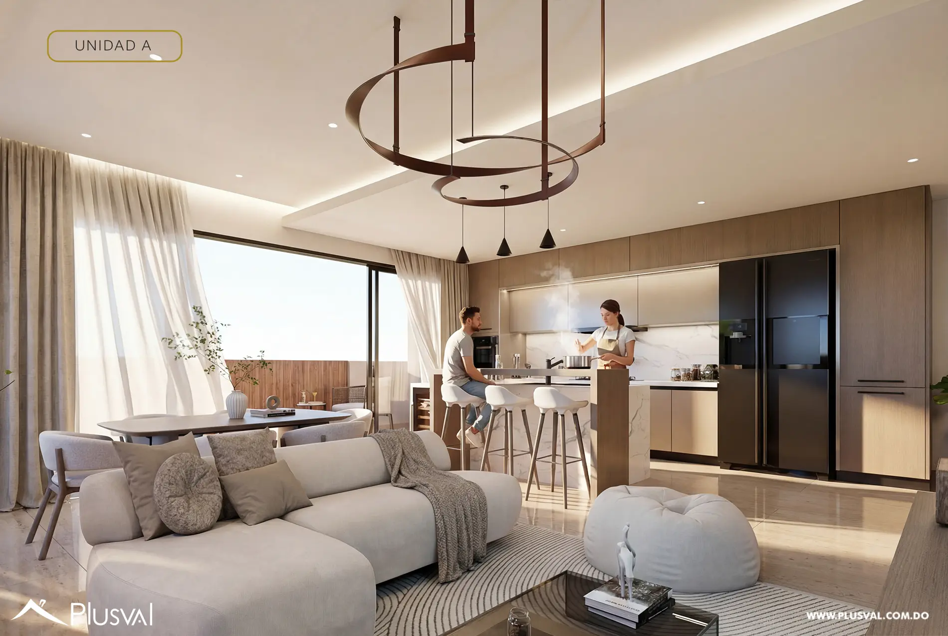 Exclusiva torre de apartamentos en Los Tres Ojos. 493782