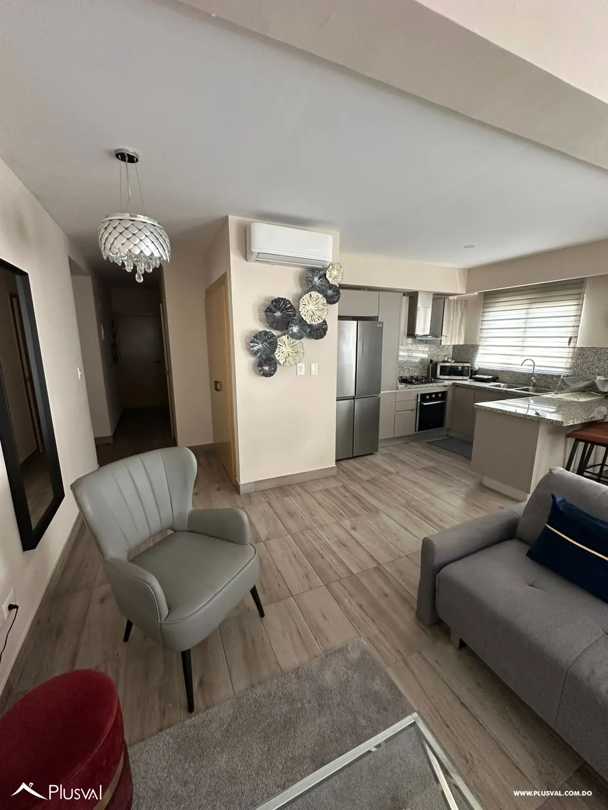 Amplio apartamento amueblado en piantini. 492072