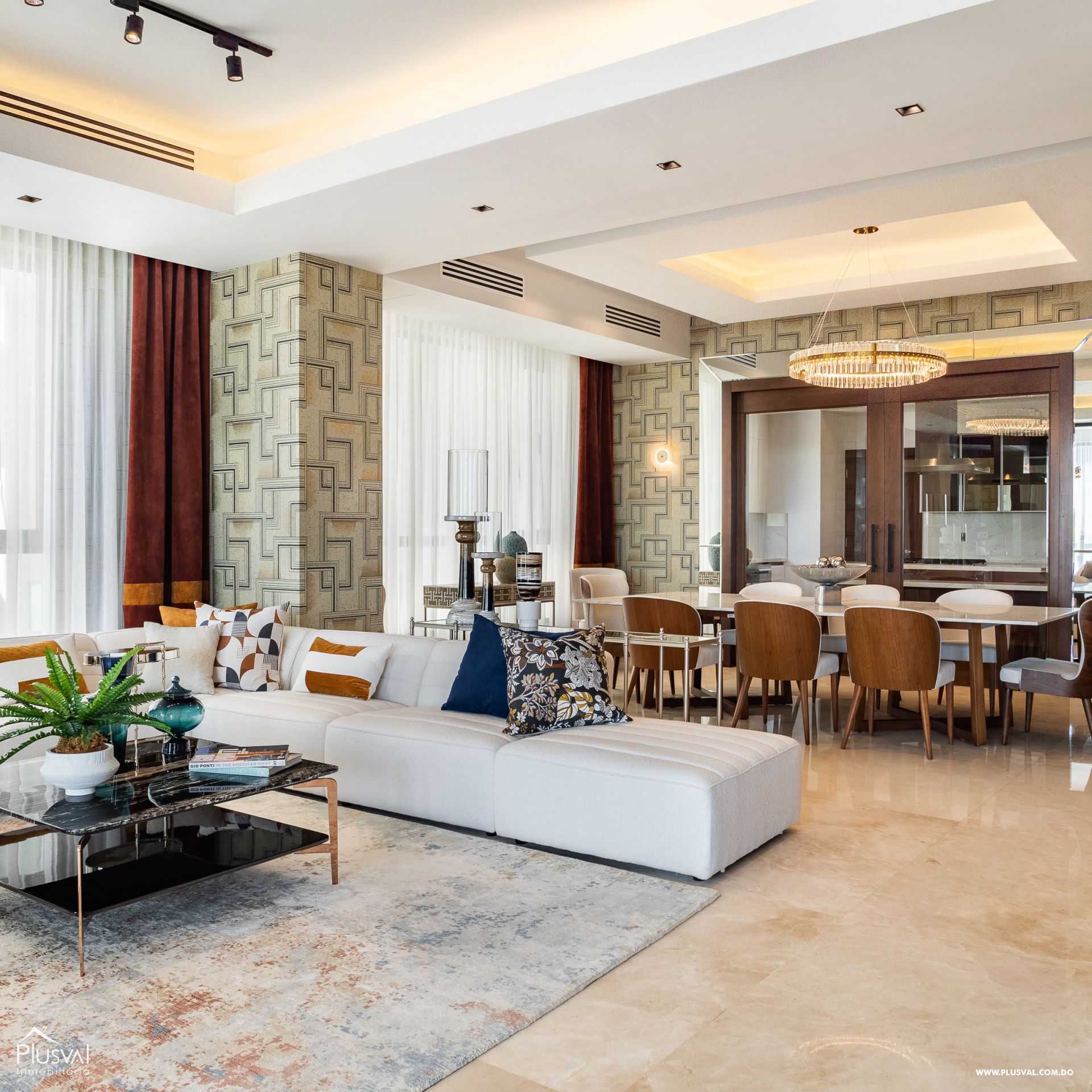 Apartamento de Lujo en Venta – 3 Habitaciones + Estudio con 4 Parqueos y Vista al Mar en la Ave. Anacaona 450137