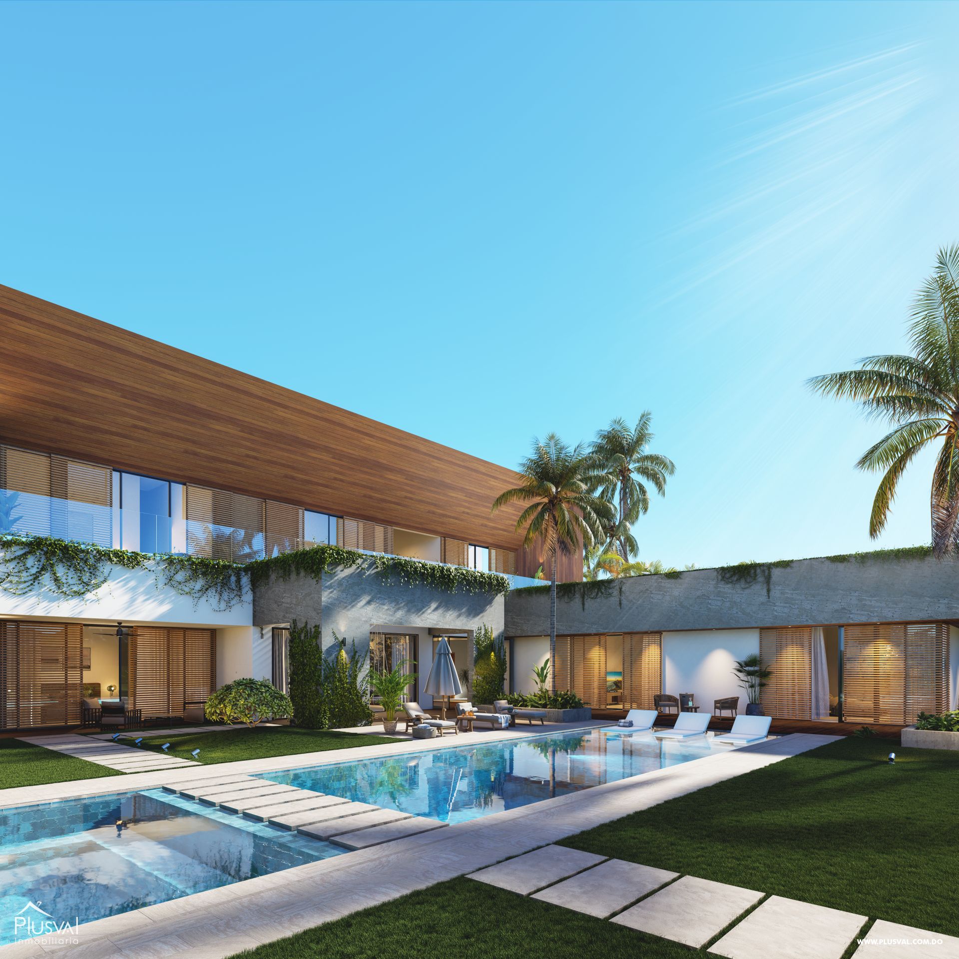Villa con vista al campo de Golf en Cap Cana 286537