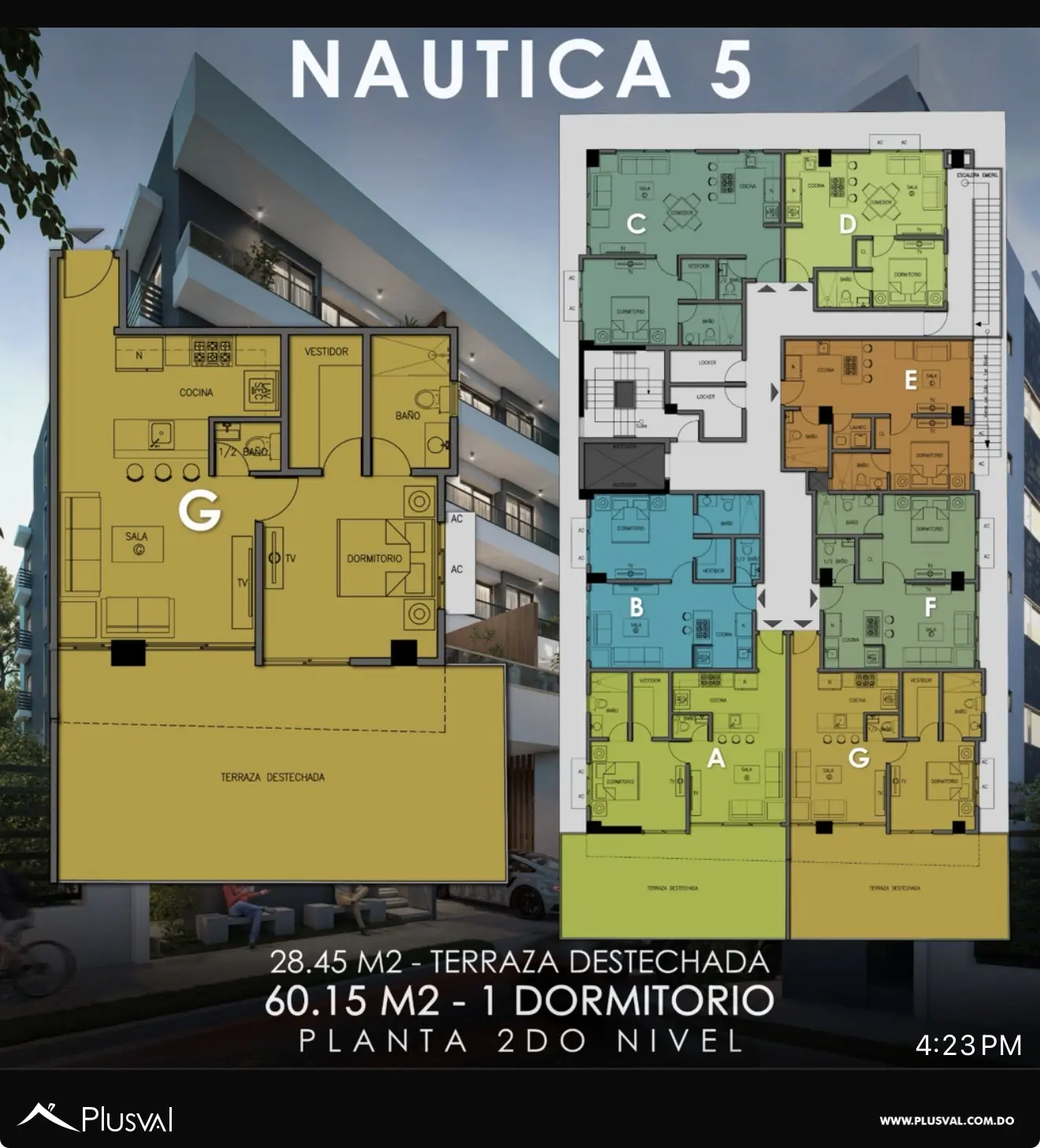 Apartamentos en planos, en venta, todos de 1 habitación 508892