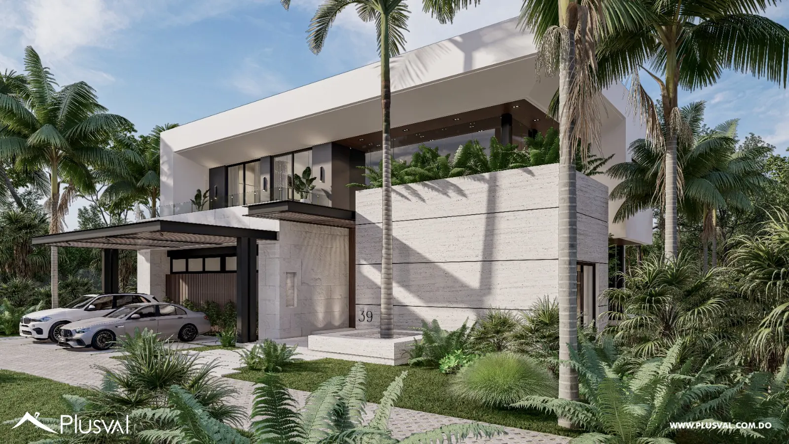 Elegantes villas de 2 niveles con 4 habitaciones en Cap Cana, dentro de un entorno privado y exclusivo 461941