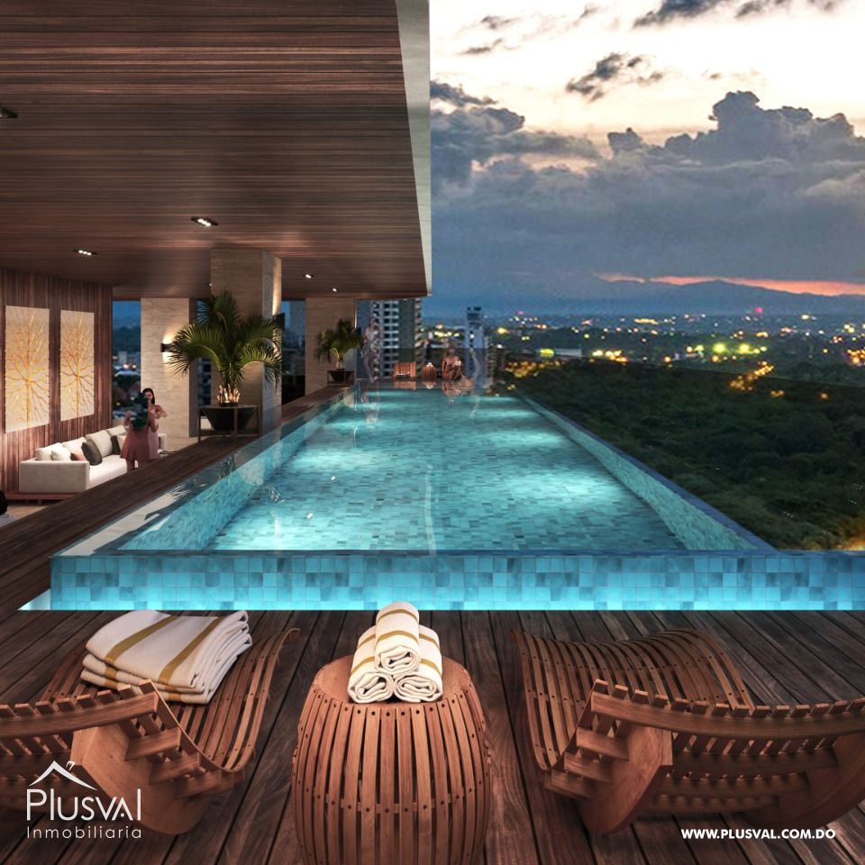 Espectacular apartamento de 3 habitaciones con balcón panorámico y 3 parqueos en Anacaona 360041