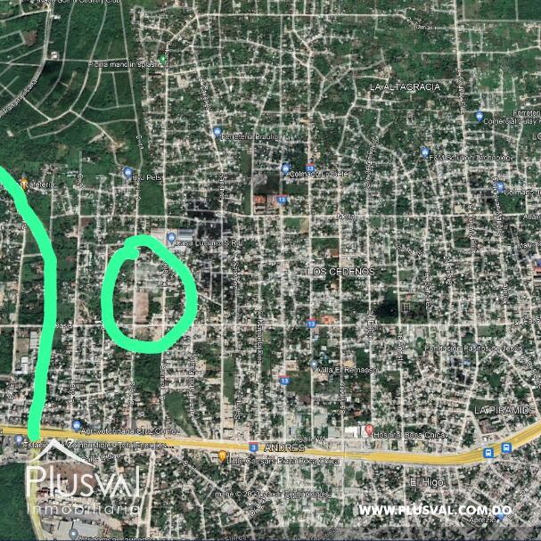 Solar comercial en Boca Chica en alquiler 280534