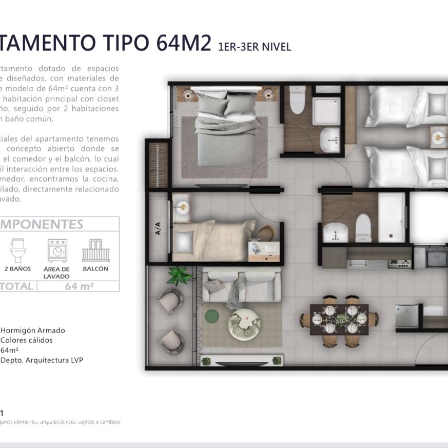 Apartamentos en Santo Domingo Este 249869