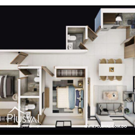 Apartamento en venta, Paraíso 387503