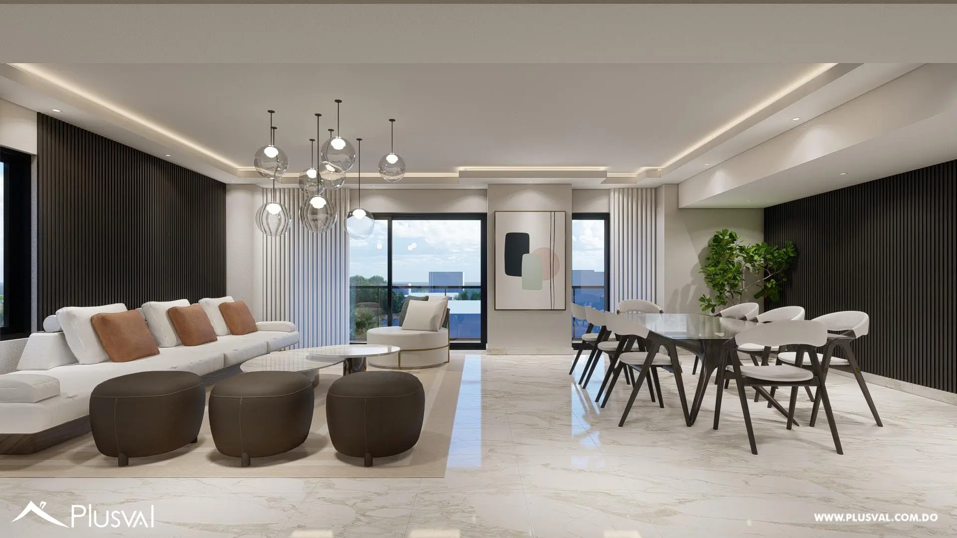 Apartamentos de 3 habitaciones en Caleta, La Romana. 471744